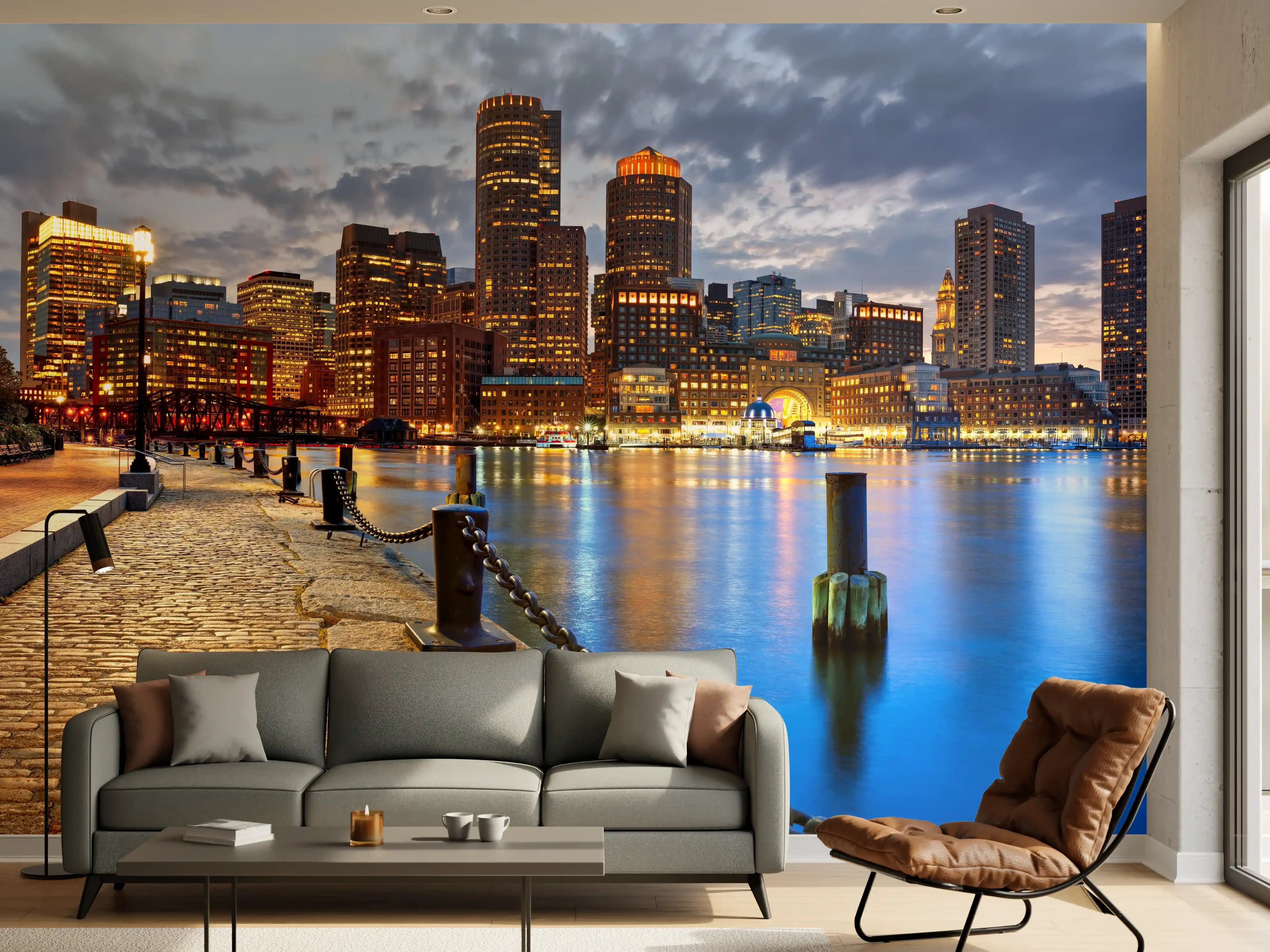 Wandverkleidung Wohnzimmer - Alte kaputte Betonmauer