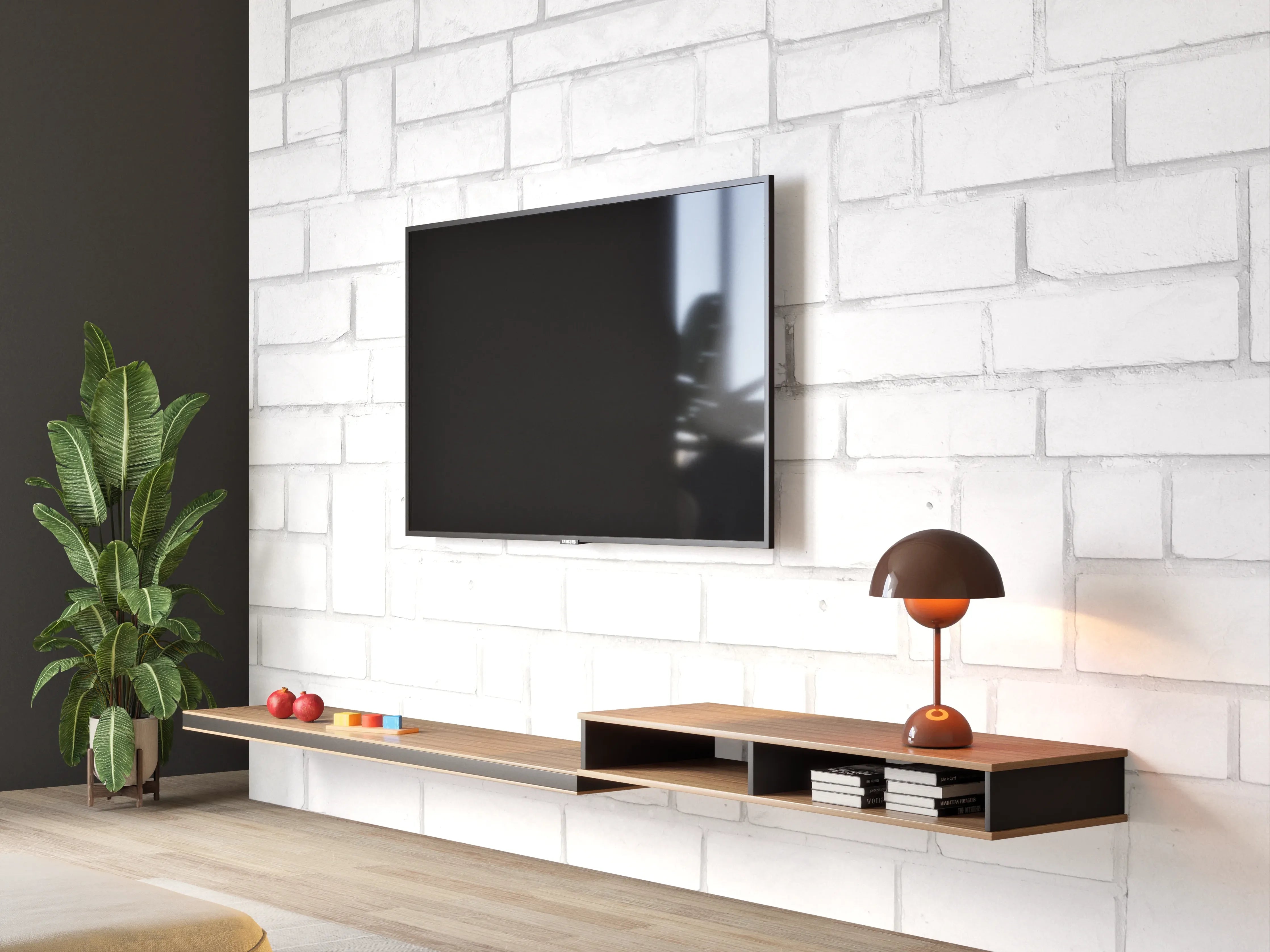 Wandverkleidung Wohnzimmer - Alte weiße Backsteinmauer Muster