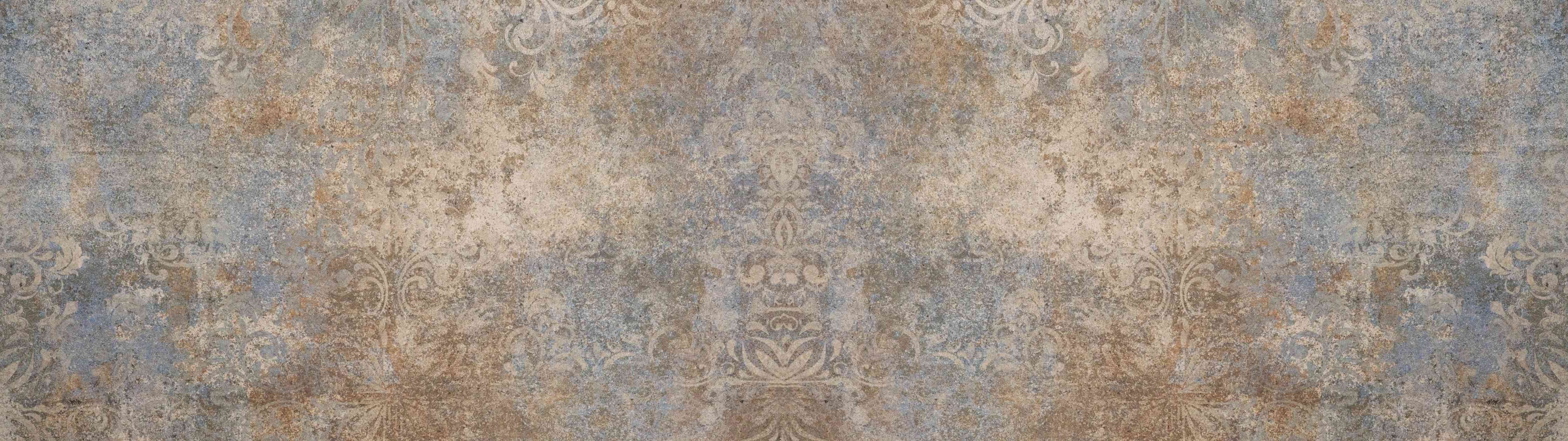 Wandverkleidung Wohnzimmer-Altes abgenutztes Mosaik Motiv