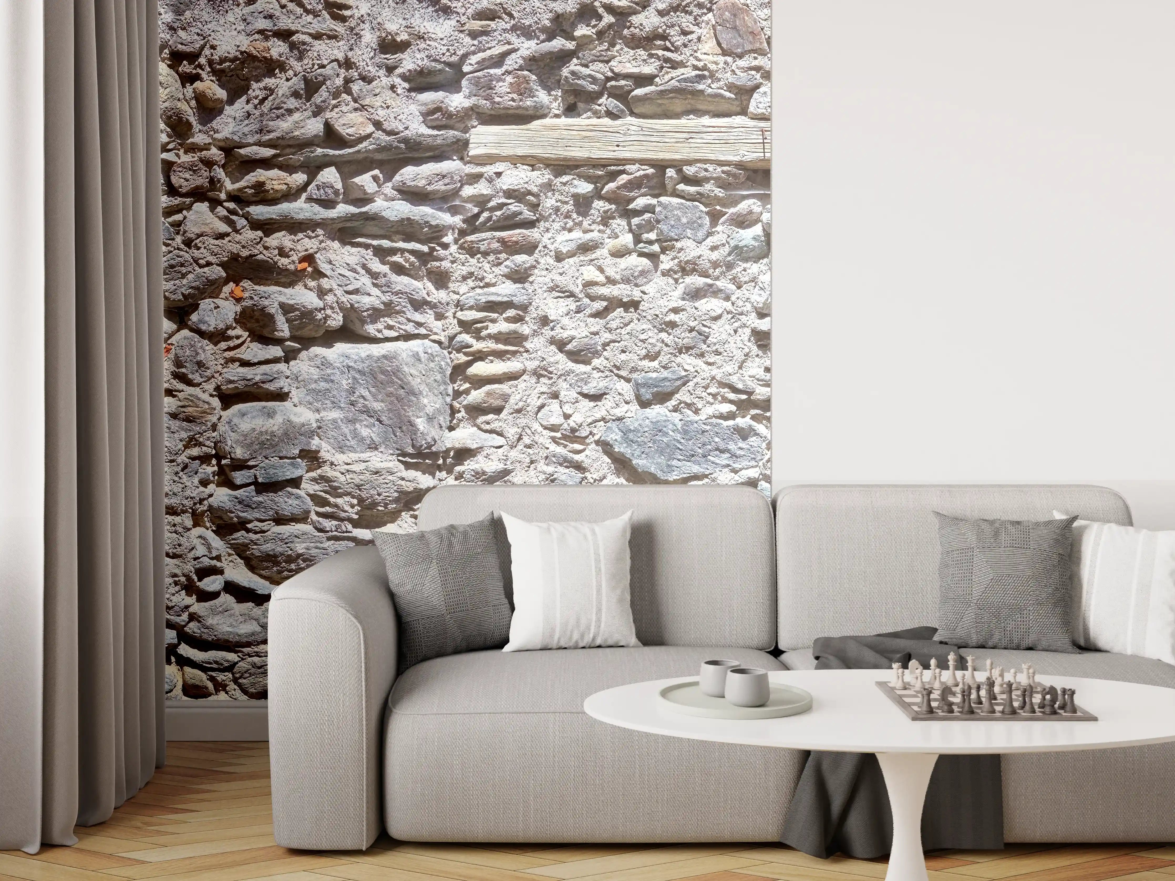 Wandverkleidung Wohnzimmer - Altmodischer Kuhstall