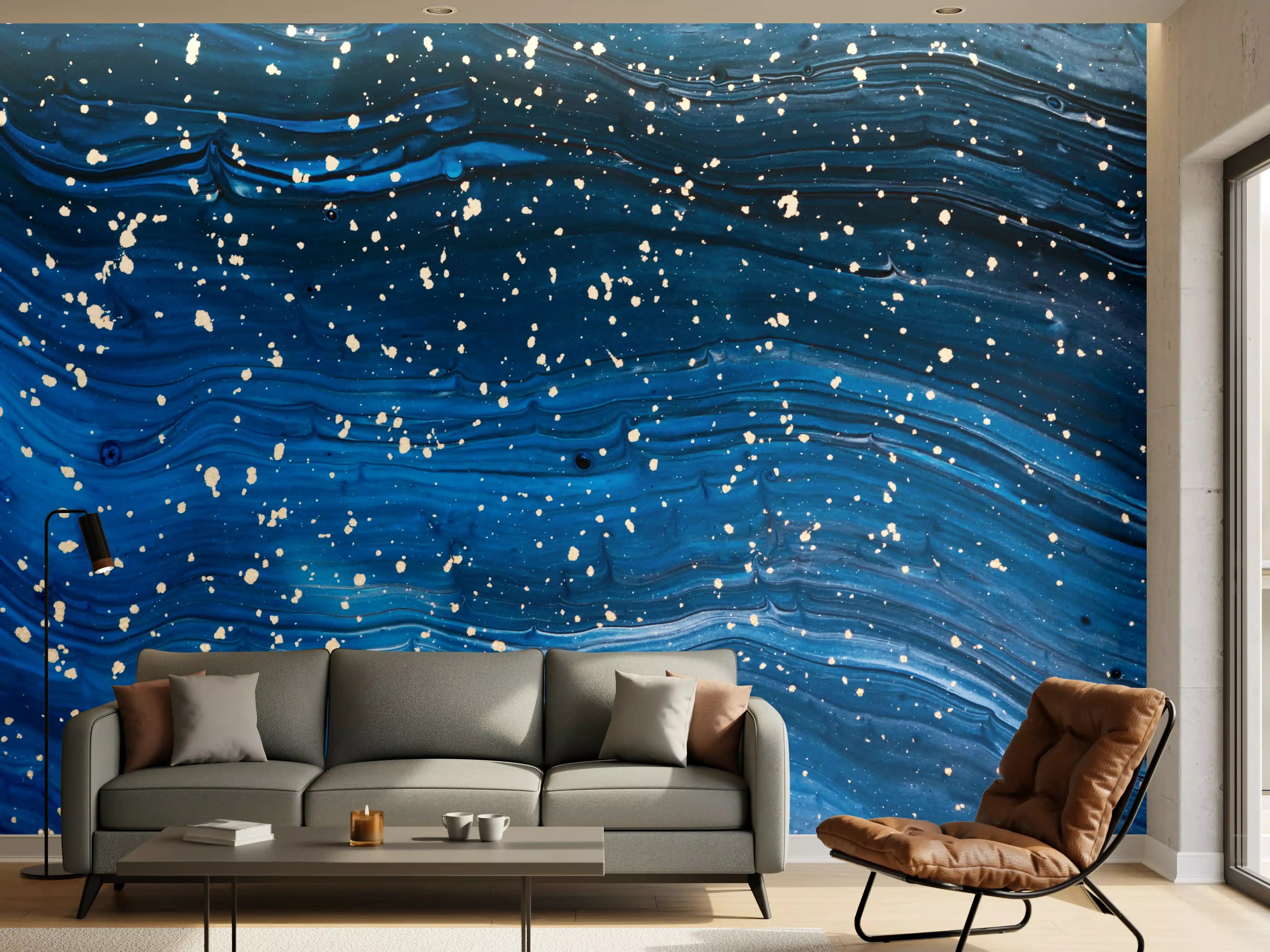 Wandverkleidung Wohnzimmer - Atemberaubendes Bild von Meereswellen