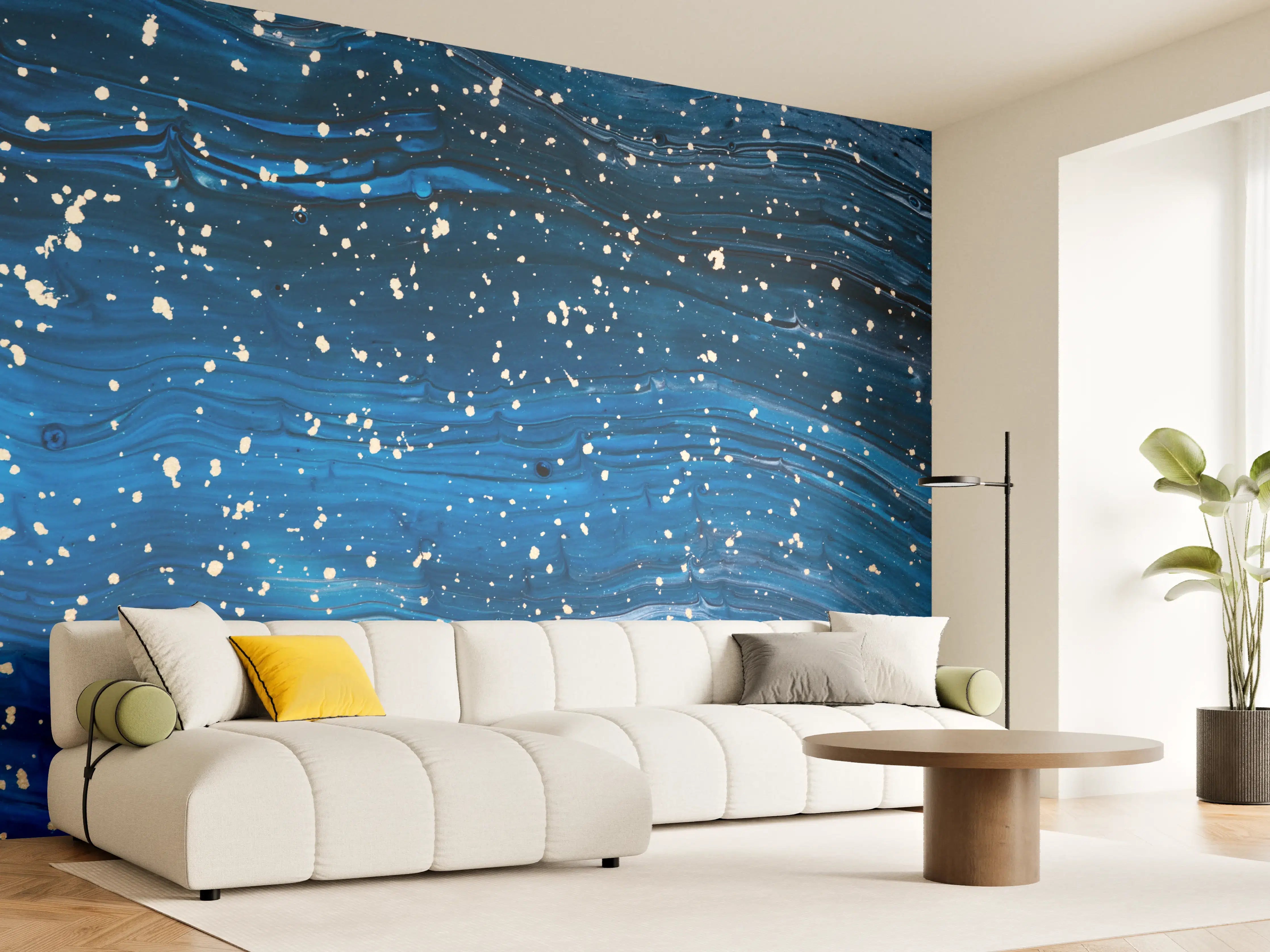 Wandverkleidung Wohnzimmer - Atemberaubendes Bild von Meereswellen