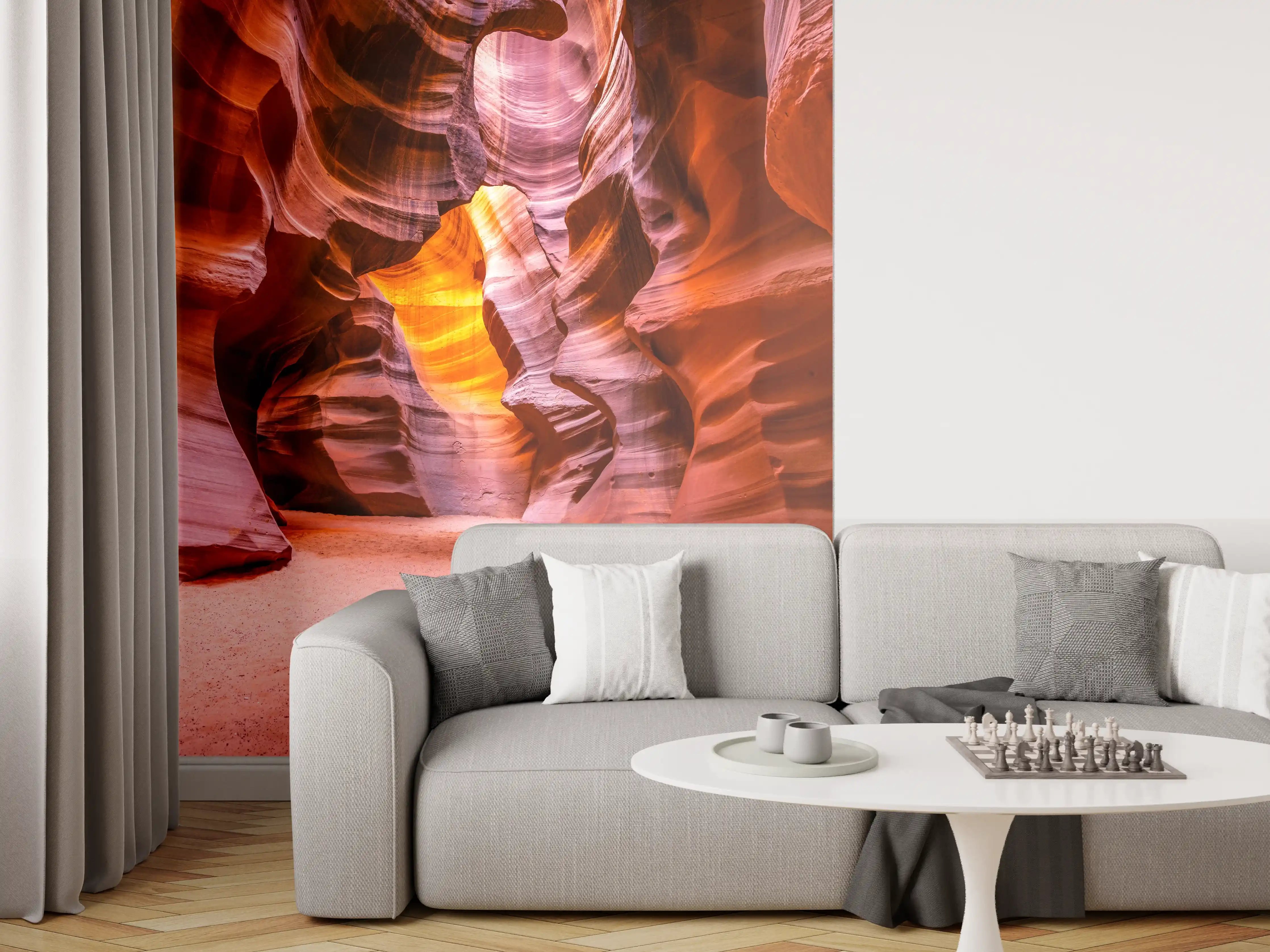 Wandverkleidung Wohnzimmer - Beeindruckende Felsformation im Antelope Canyon