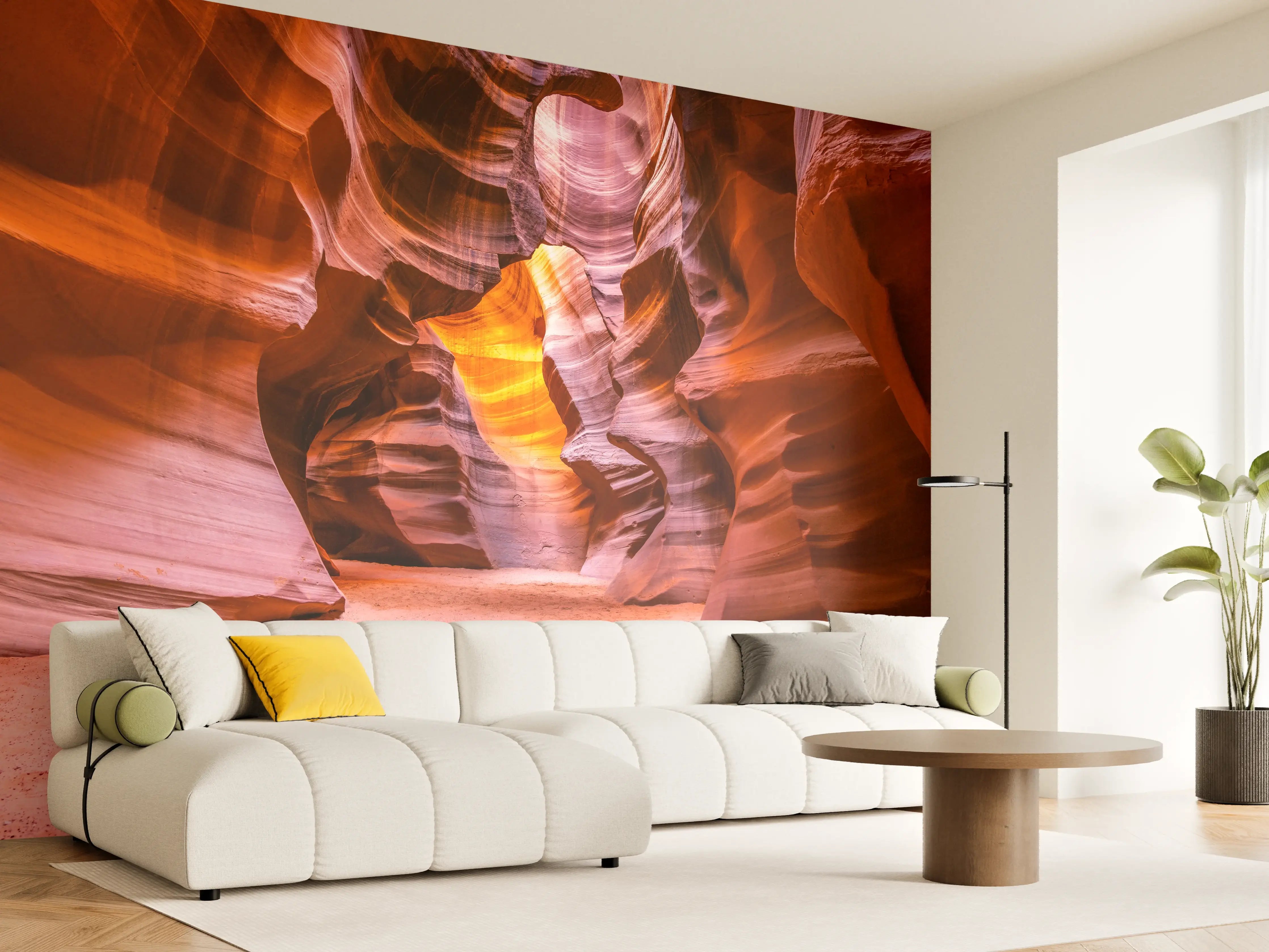 Wandverkleidung Wohnzimmer - Beeindruckende Felsformation im Antelope Canyon