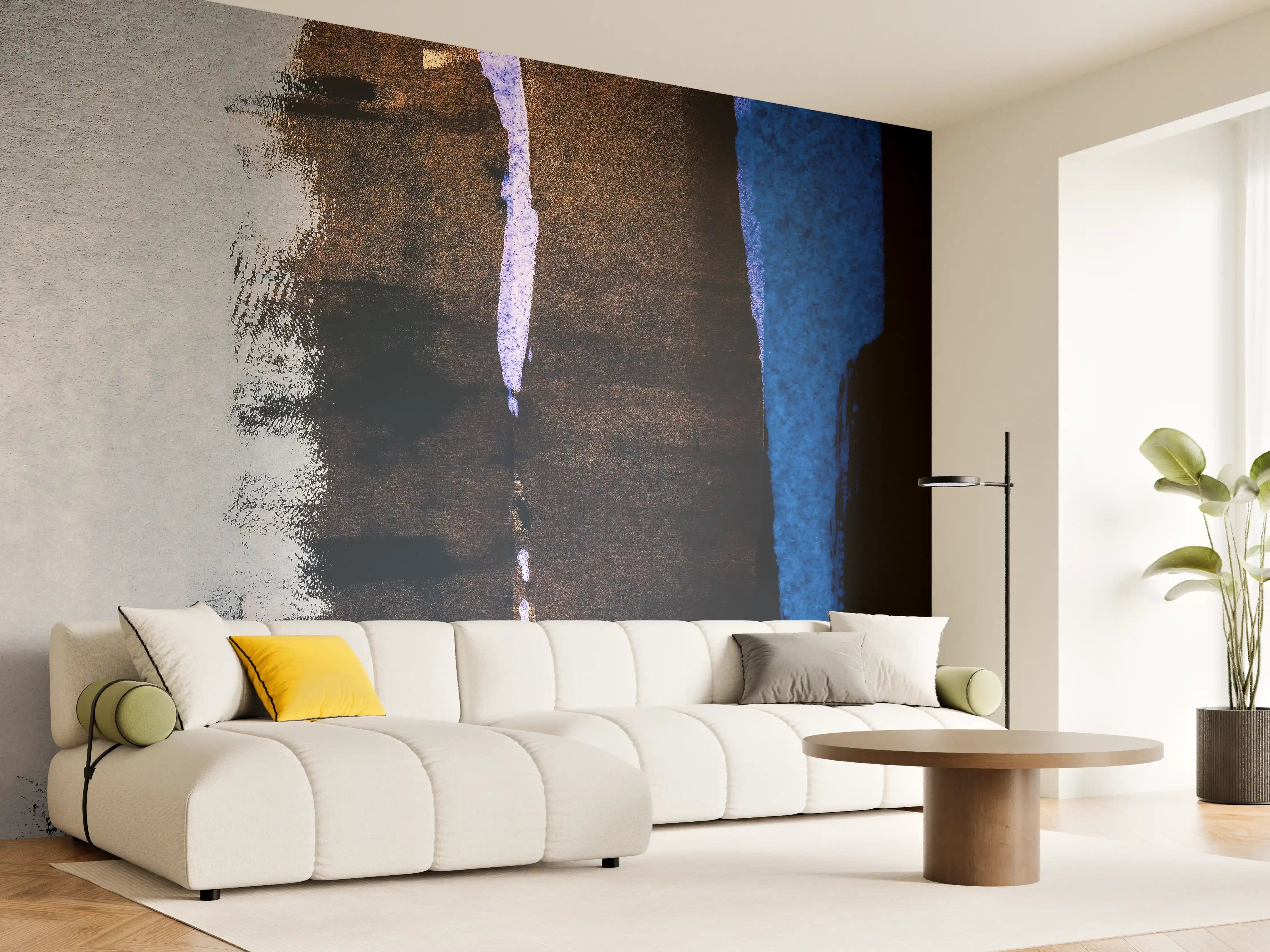 Wandverkleidung Wohnzimmer - Beeindruckendes Seelandschaftsbild bei Dämmerung
