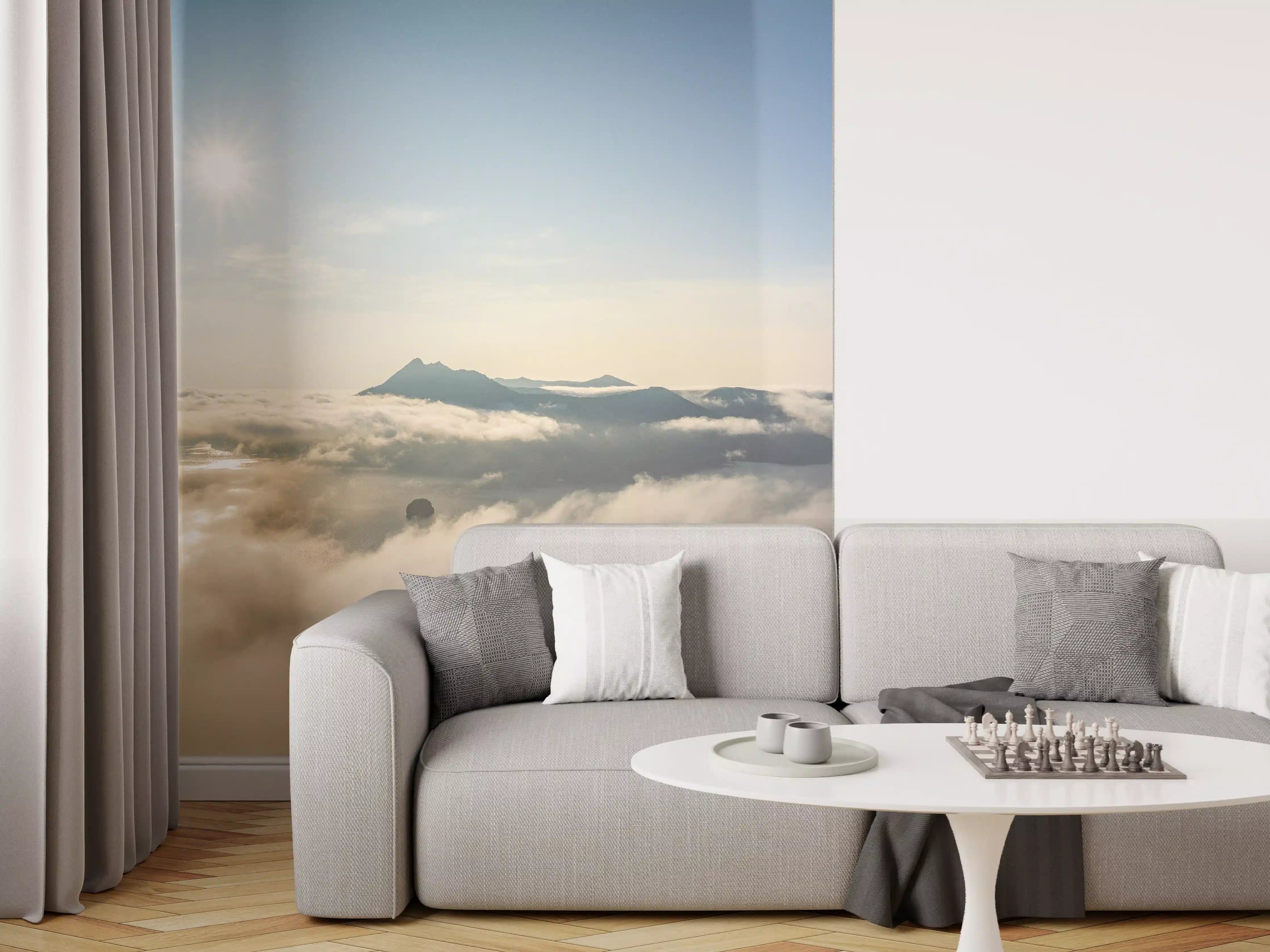 Wandverkleidung Wohnzimmer - Berg Asahi Unkai