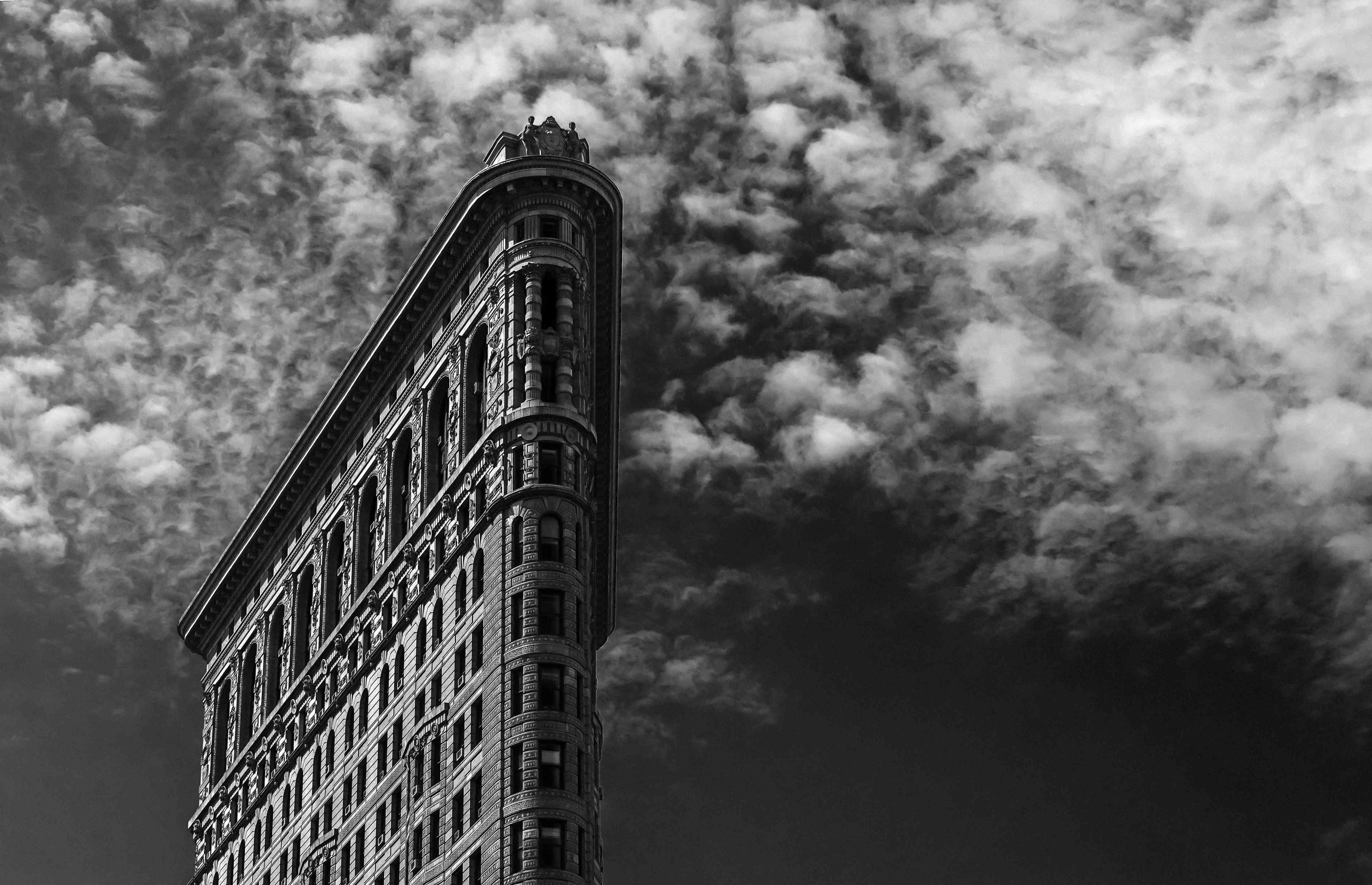 Wandverkleidung Wohnzimmer-Berühmtes Flariton Gebäude - NYC