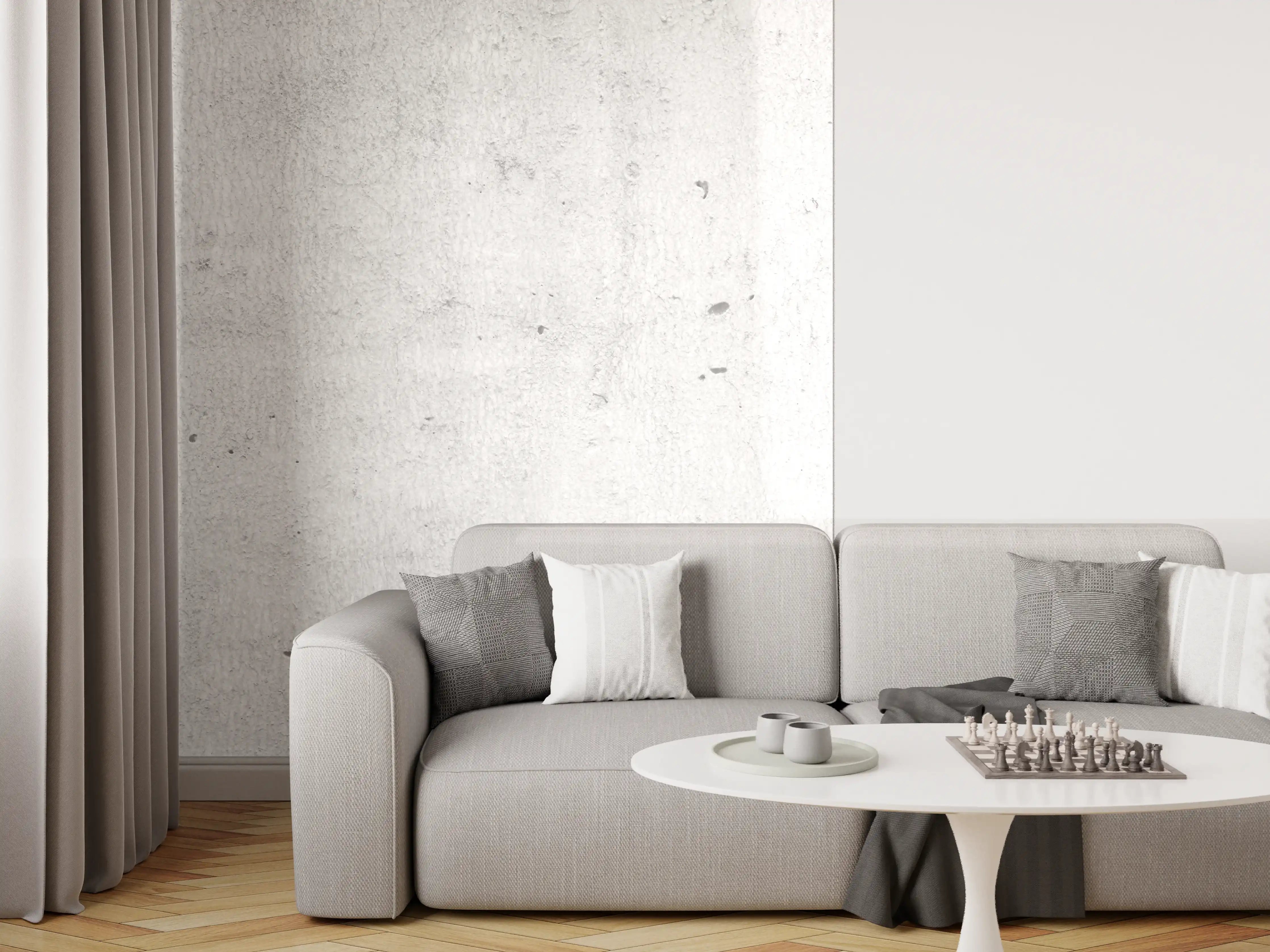 Wandverkleidung Wohnzimmer - Betonwand alte Textur