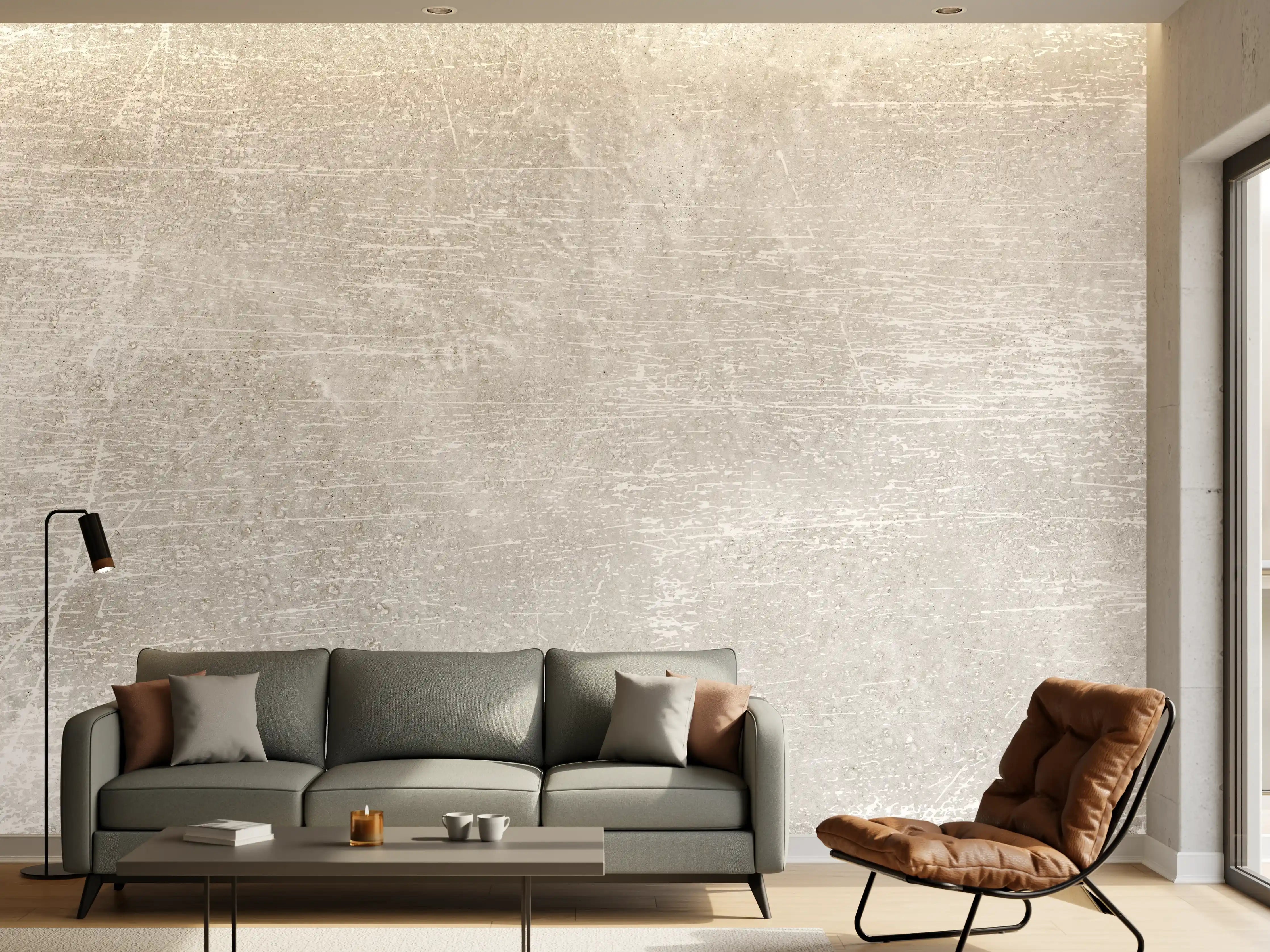 Wandverkleidung Wohnzimmer - Blanker Zement Hintergrund