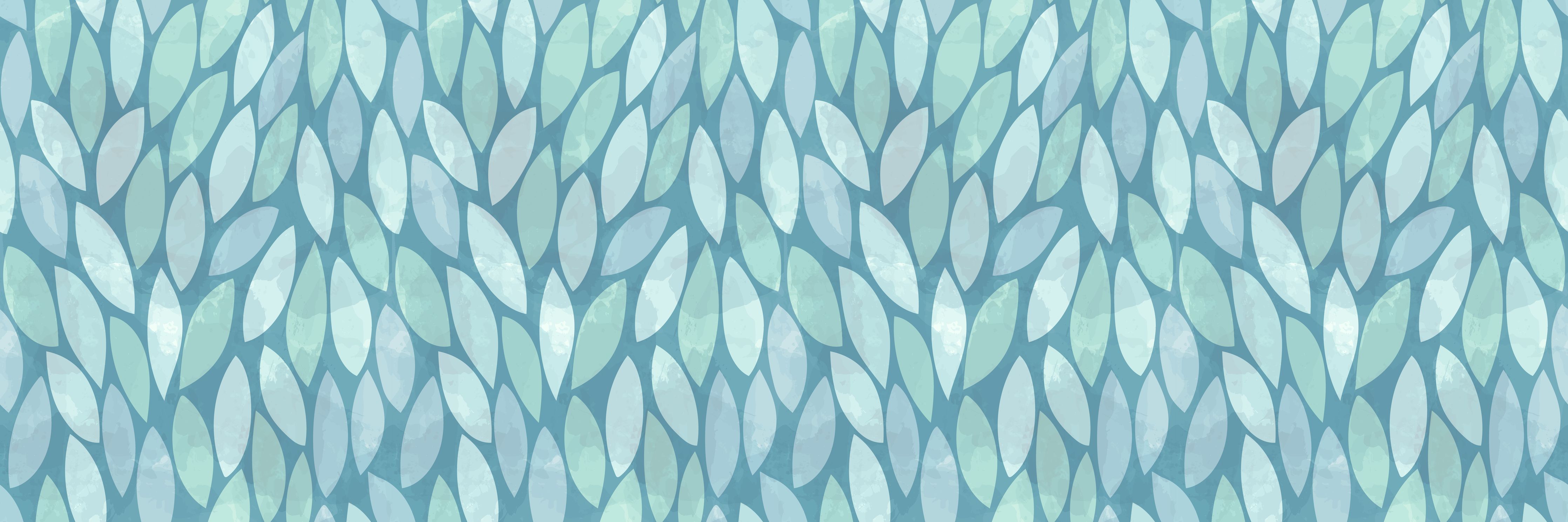 Wandverkleidung Wohnzimmer-Blaues Mosaikmuster - Moderne Wandgestaltung