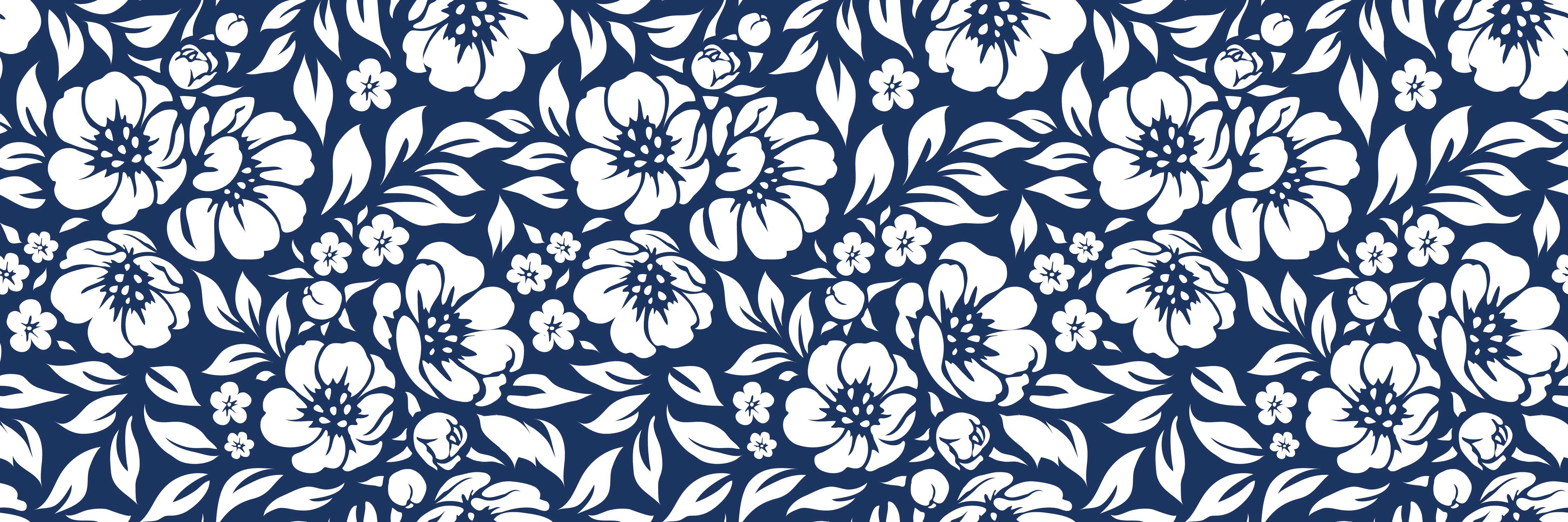 Wandverkleidung Wohnzimmer-Blumenmuster im klassischen Design