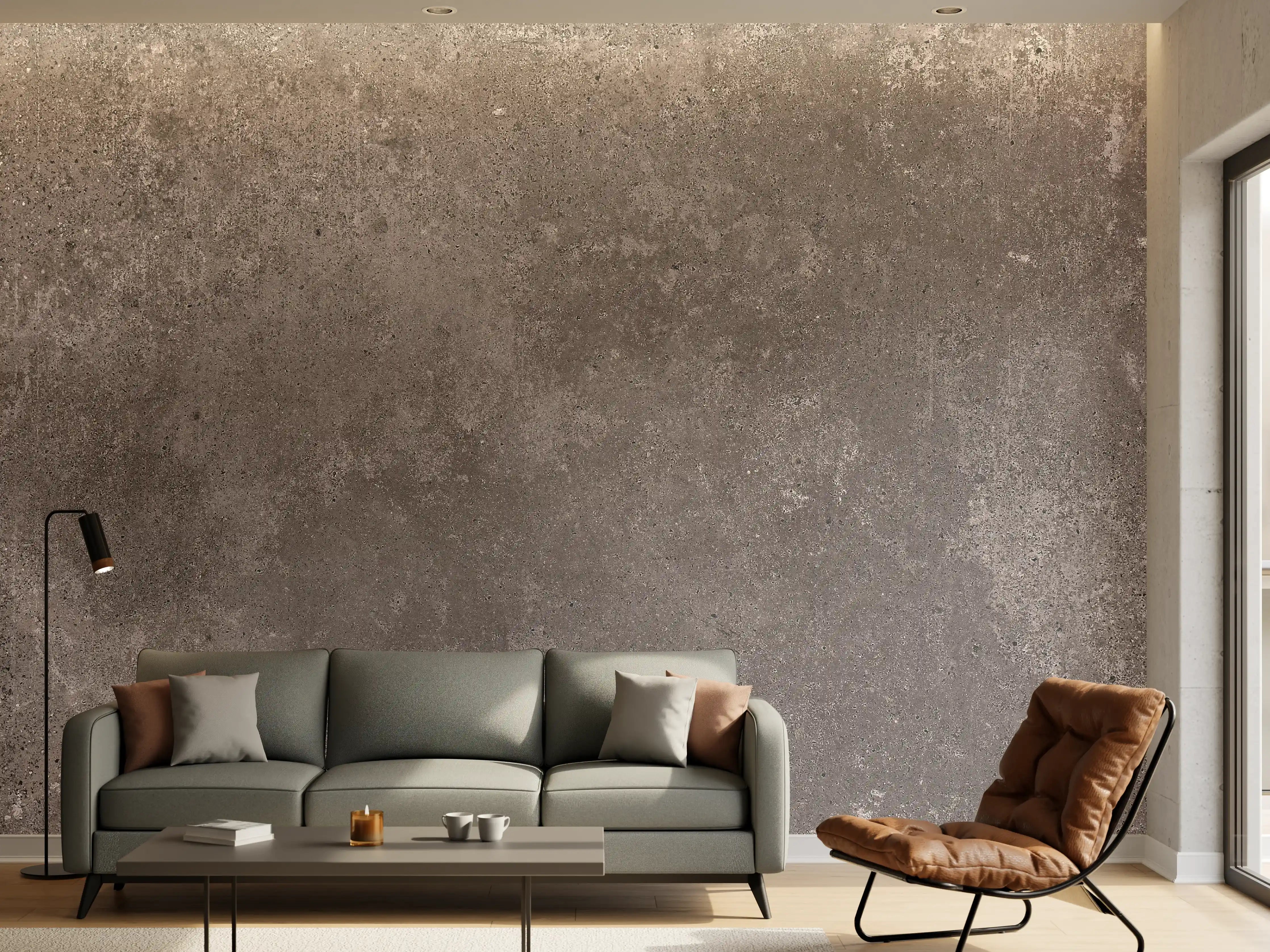 Wandverkleidung Wohnzimmer - Bräunliche luxuriöse Marmortextur