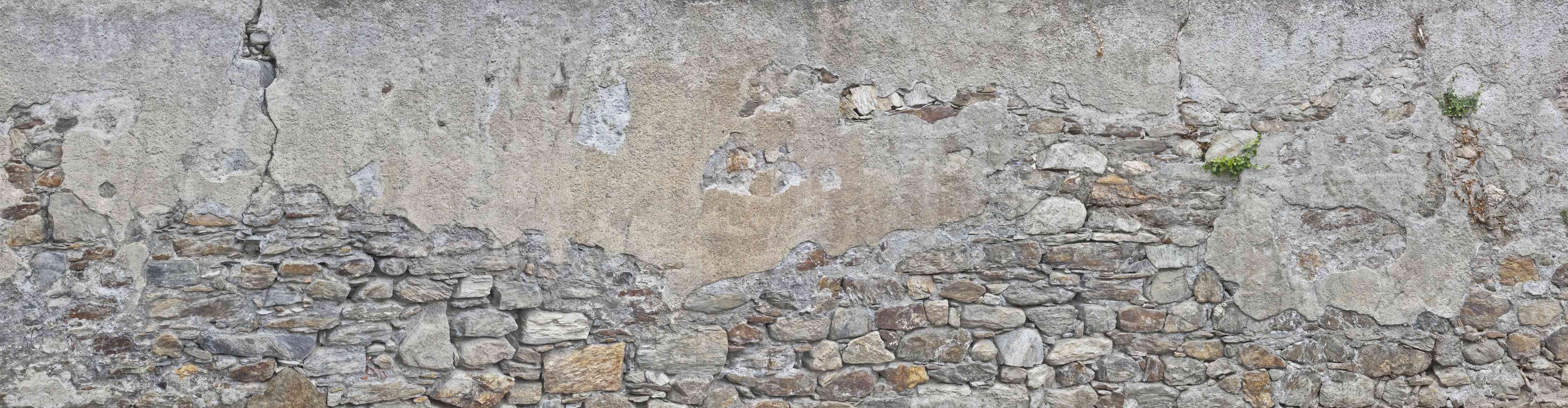 Wandverkleidung Wohnzimmer-Bröckelnde Hausmauer in Südtirol