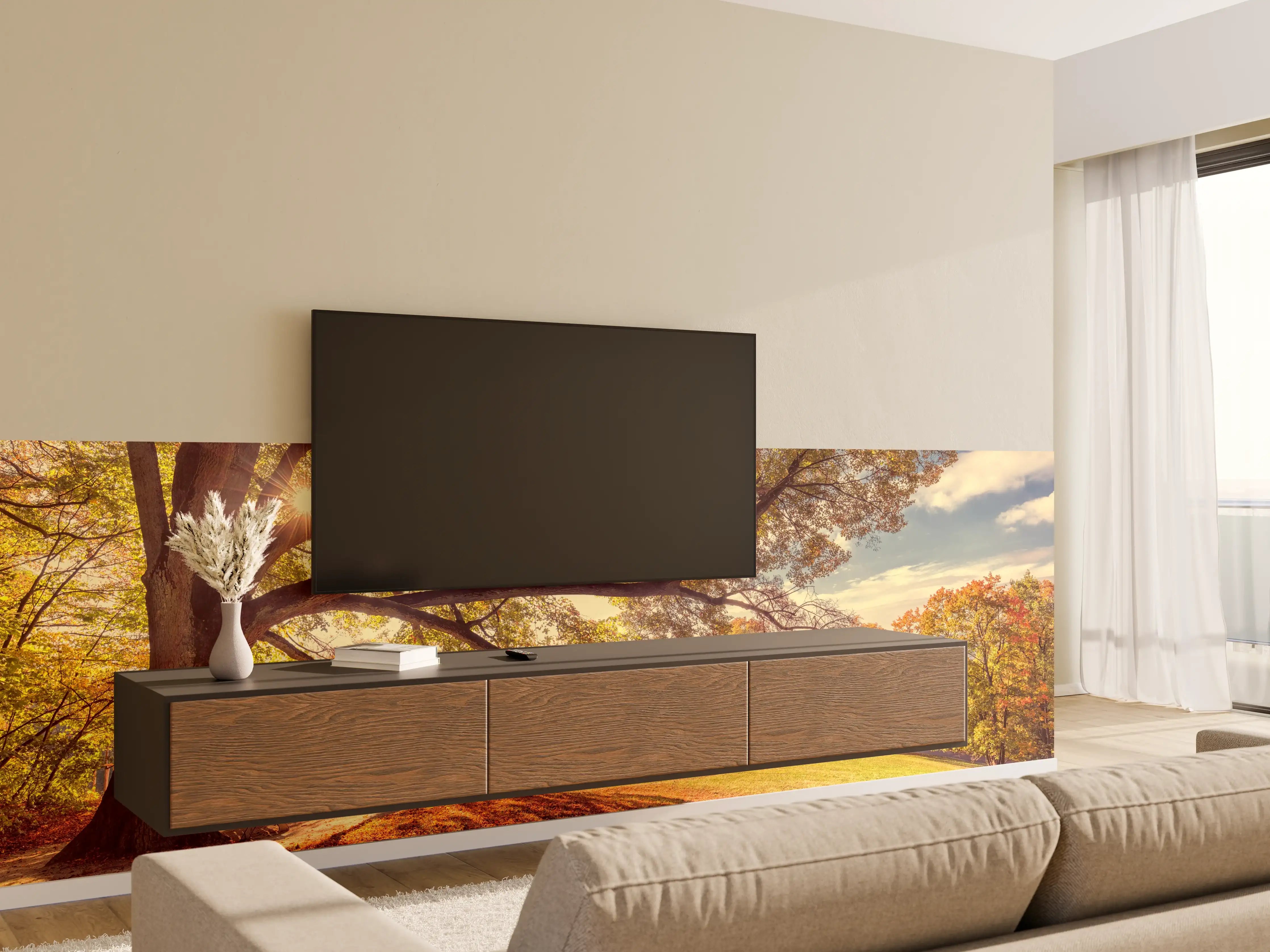 Wandverkleidung Wohnzimmer - Coburg Hofgarten - Oberfranken