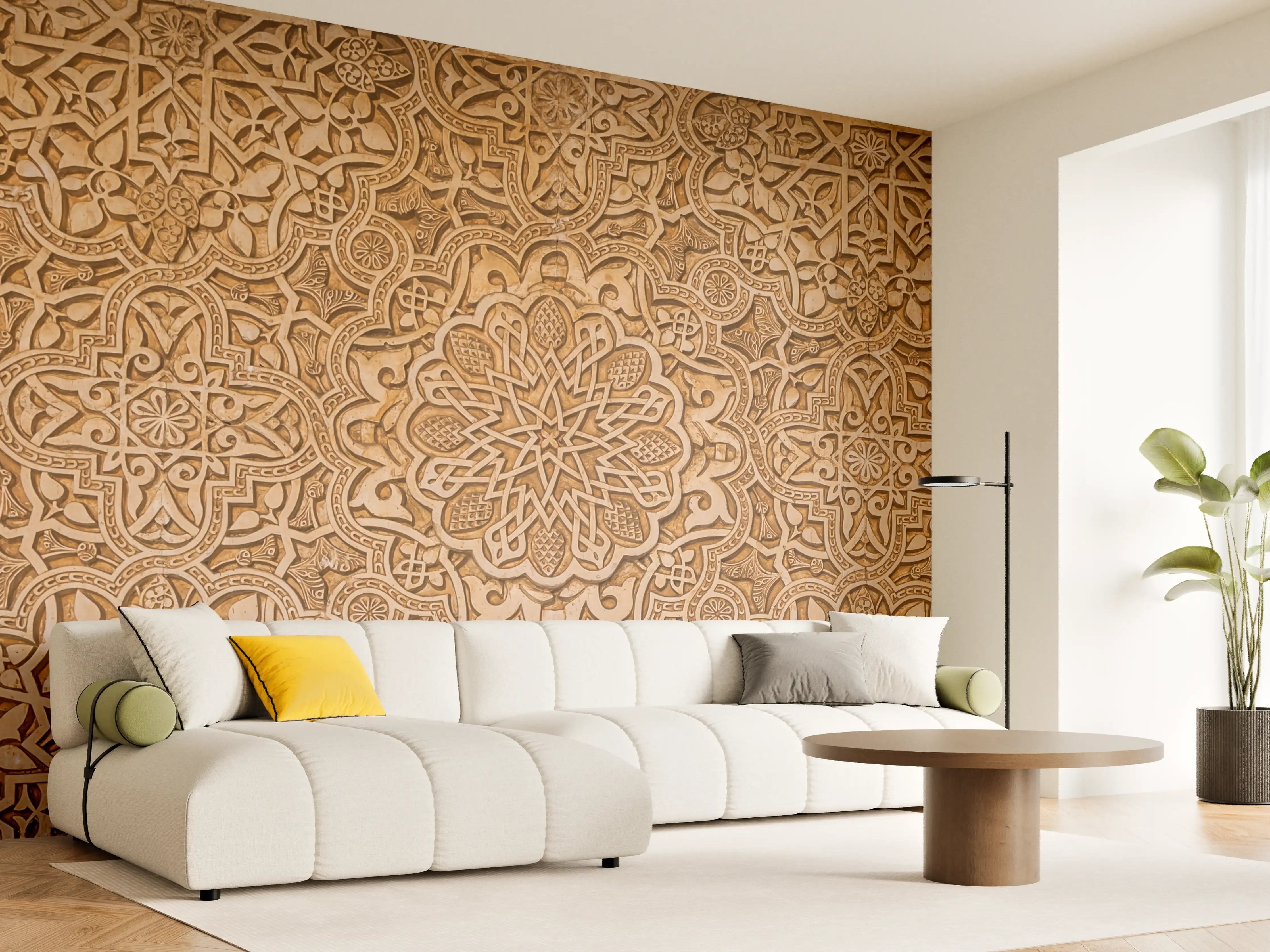Wandverkleidung Wohnzimmer - Details zum Bild und Exif-Daten