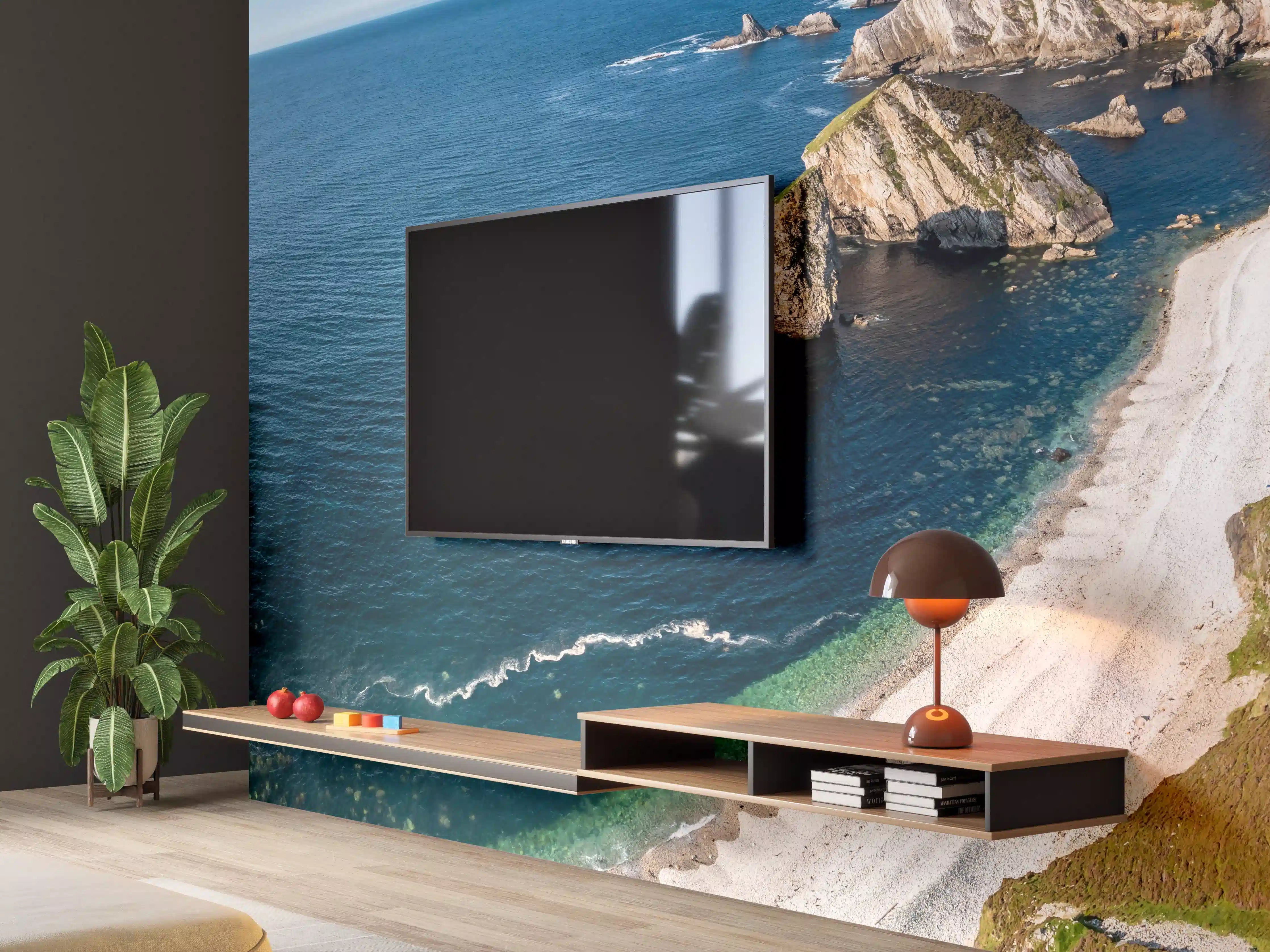 Wandverkleidung Wohnzimmer - Die Bucht Glenlough