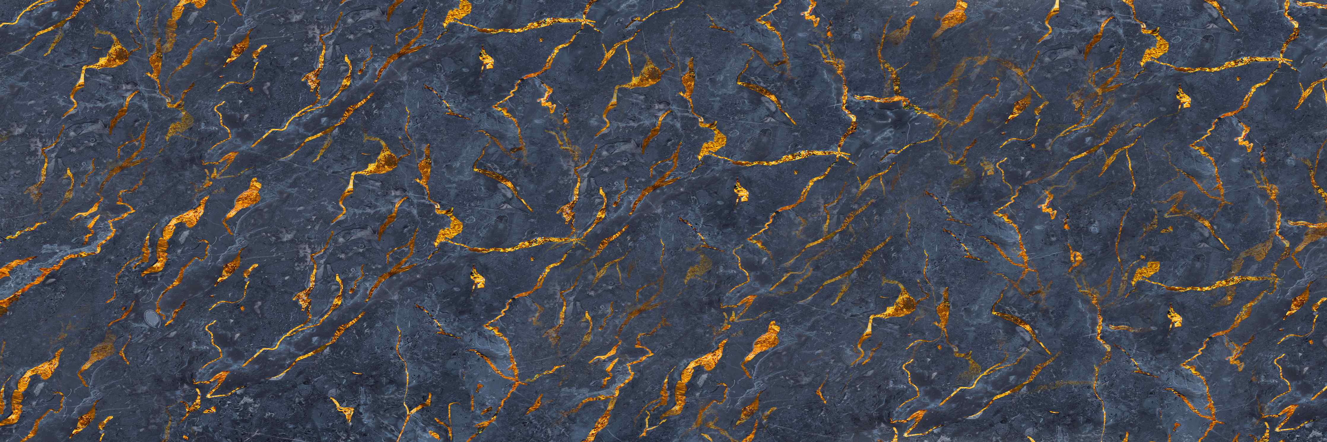 Wandverkleidung Wohnzimmer-Edler Marmor mit Goldadern - Luxuriöse Oberfläche