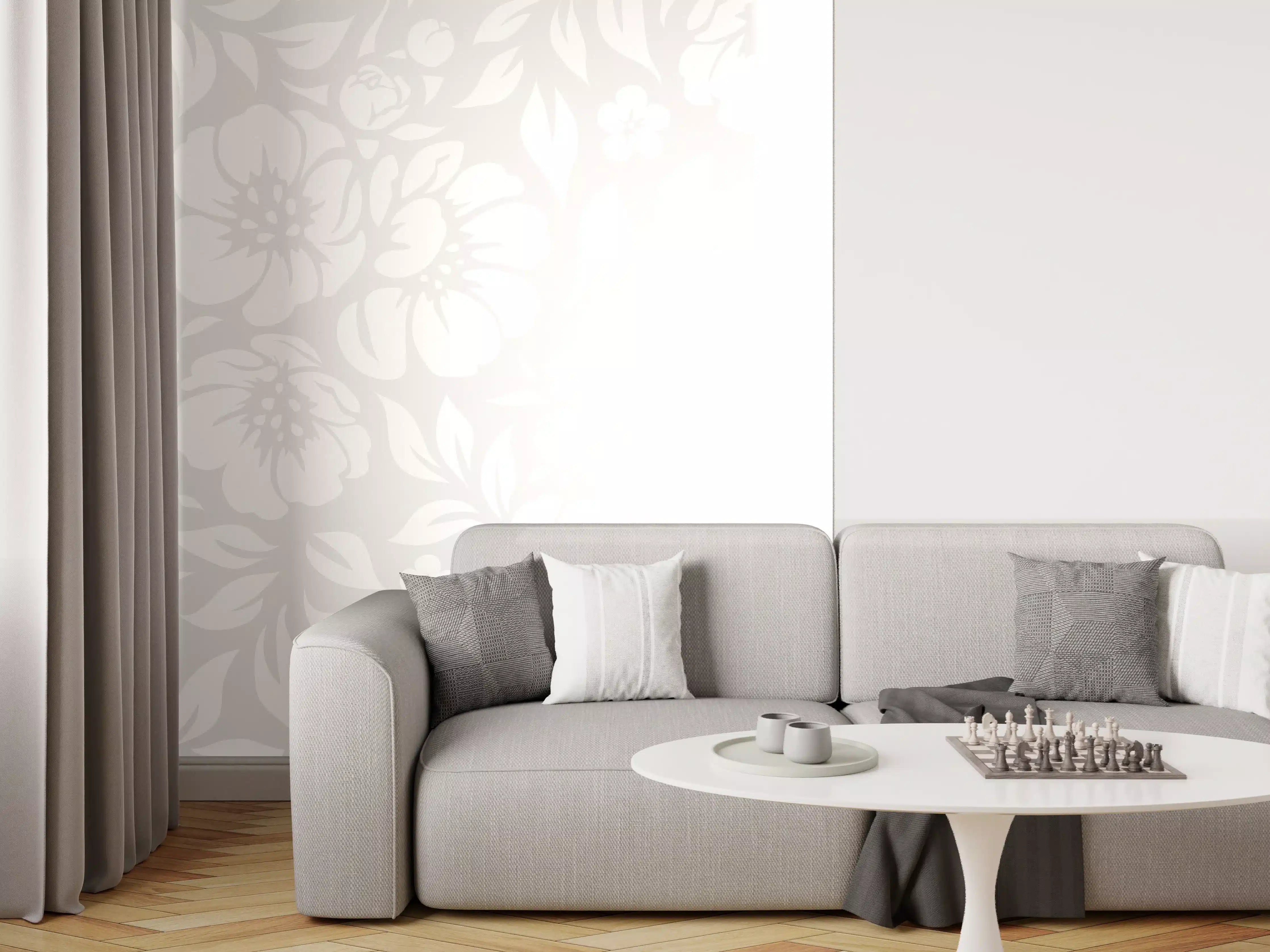 Wandverkleidung Wohnzimmer - Ein stilvolles Muster in dezenten Farbtönen