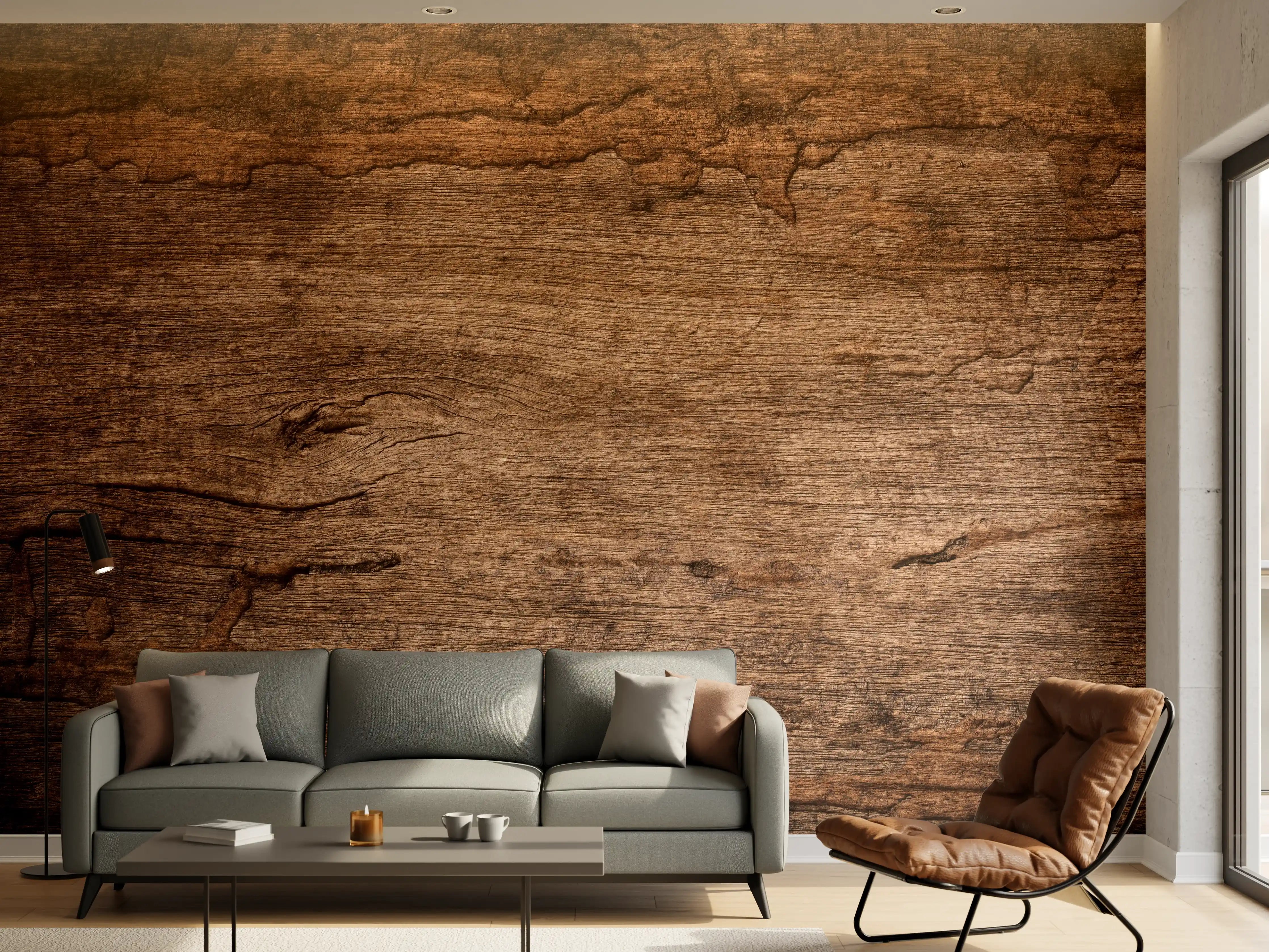Wandverkleidung Wohnzimmer - Eindrucksvolle Holzoptik für Naturfreunde