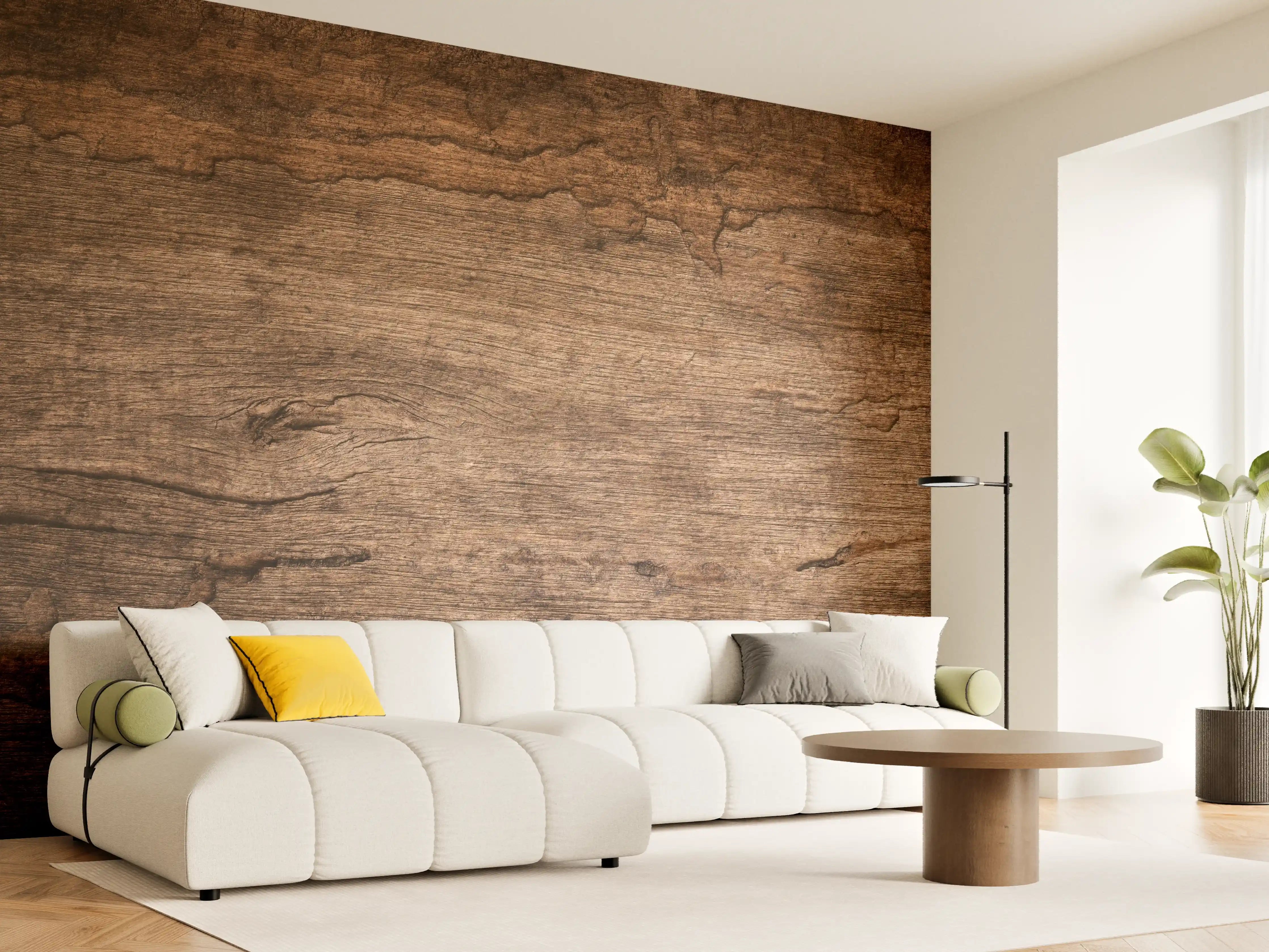 Wandverkleidung Wohnzimmer - Eindrucksvolle Holzoptik für Naturfreunde
