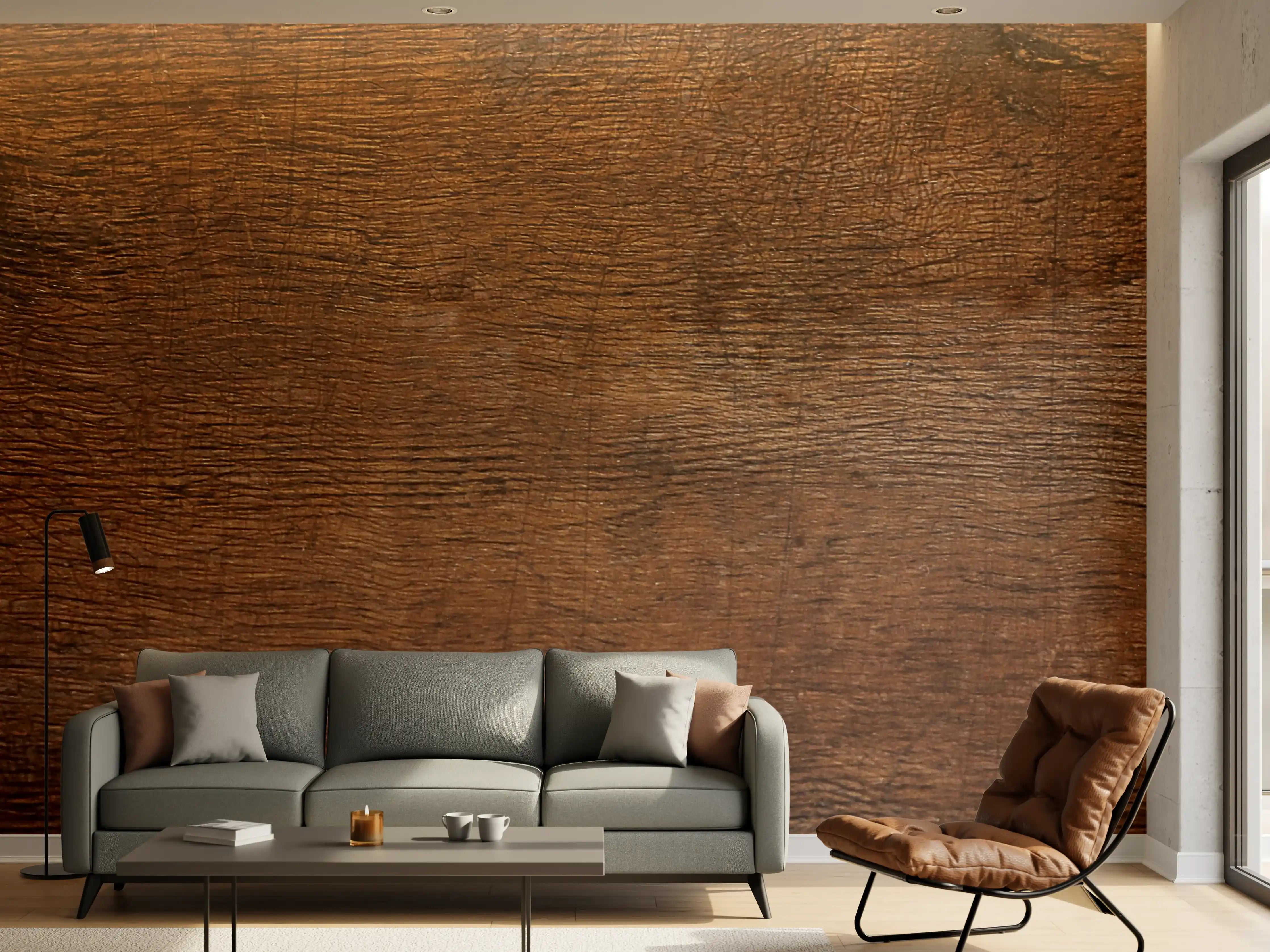 Wandverkleidung Wohnzimmer - Elegante Holzoptik für Ihr Zuhause