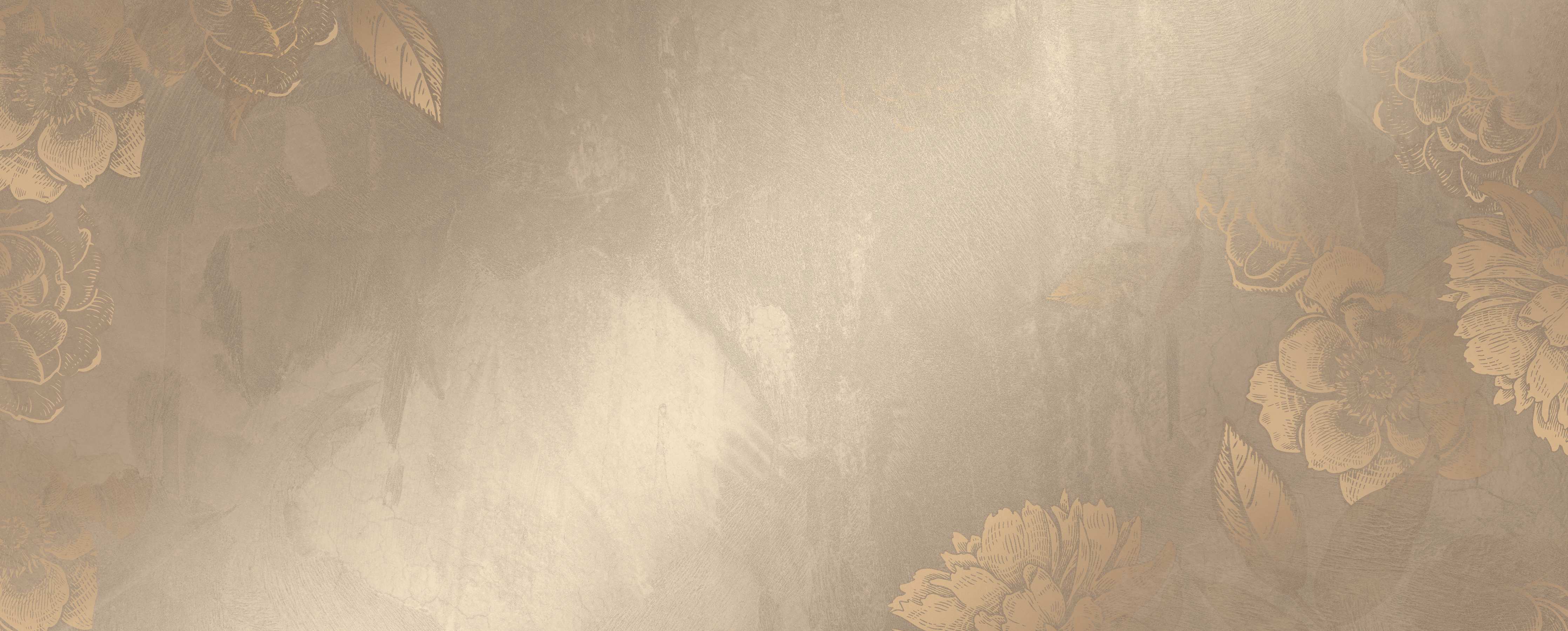 Wandverkleidung Wohnzimmer-Elegante Wandgestaltung mit floralen Mustern