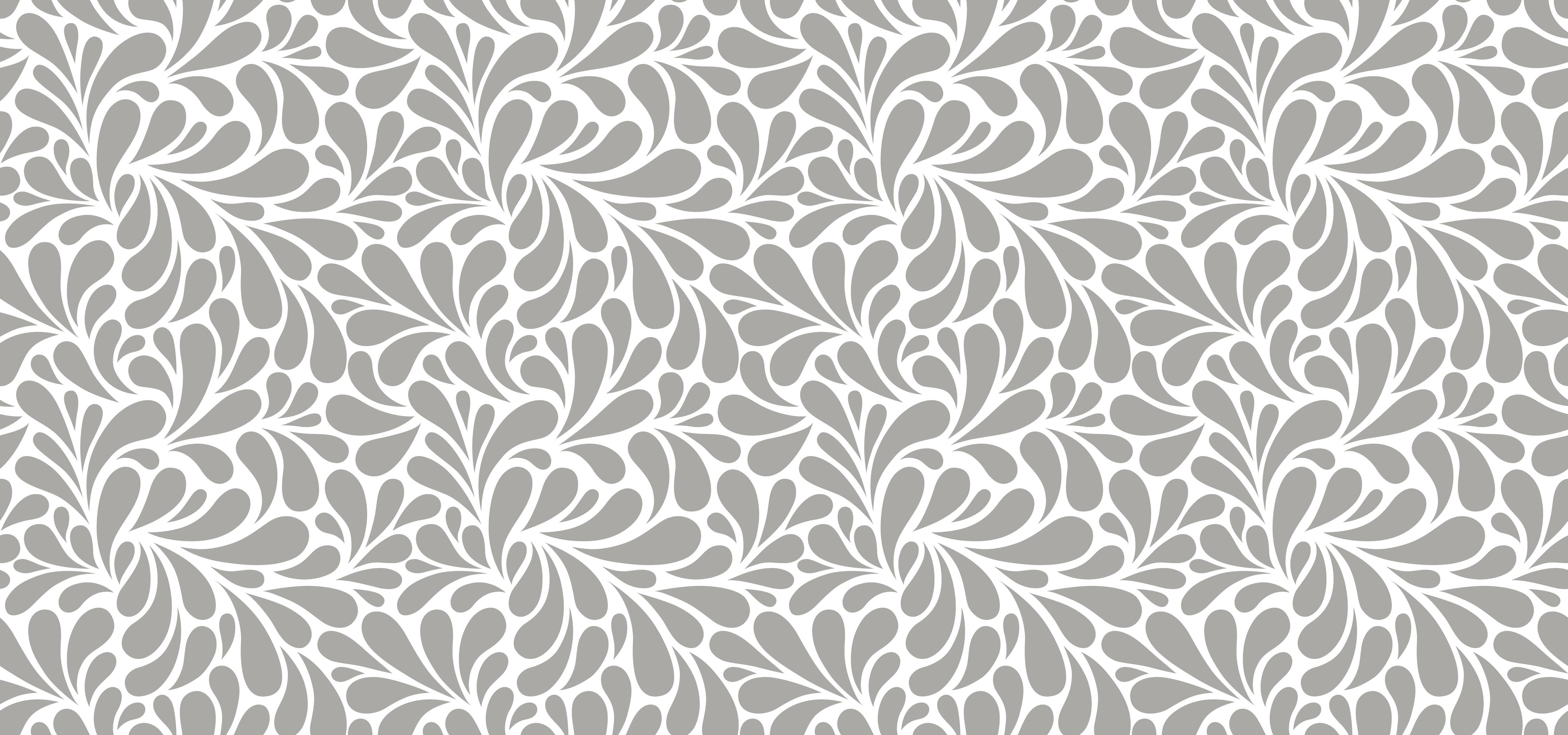 Wandverkleidung Wohnzimmer-Elegantes Grau-Weiß Muster