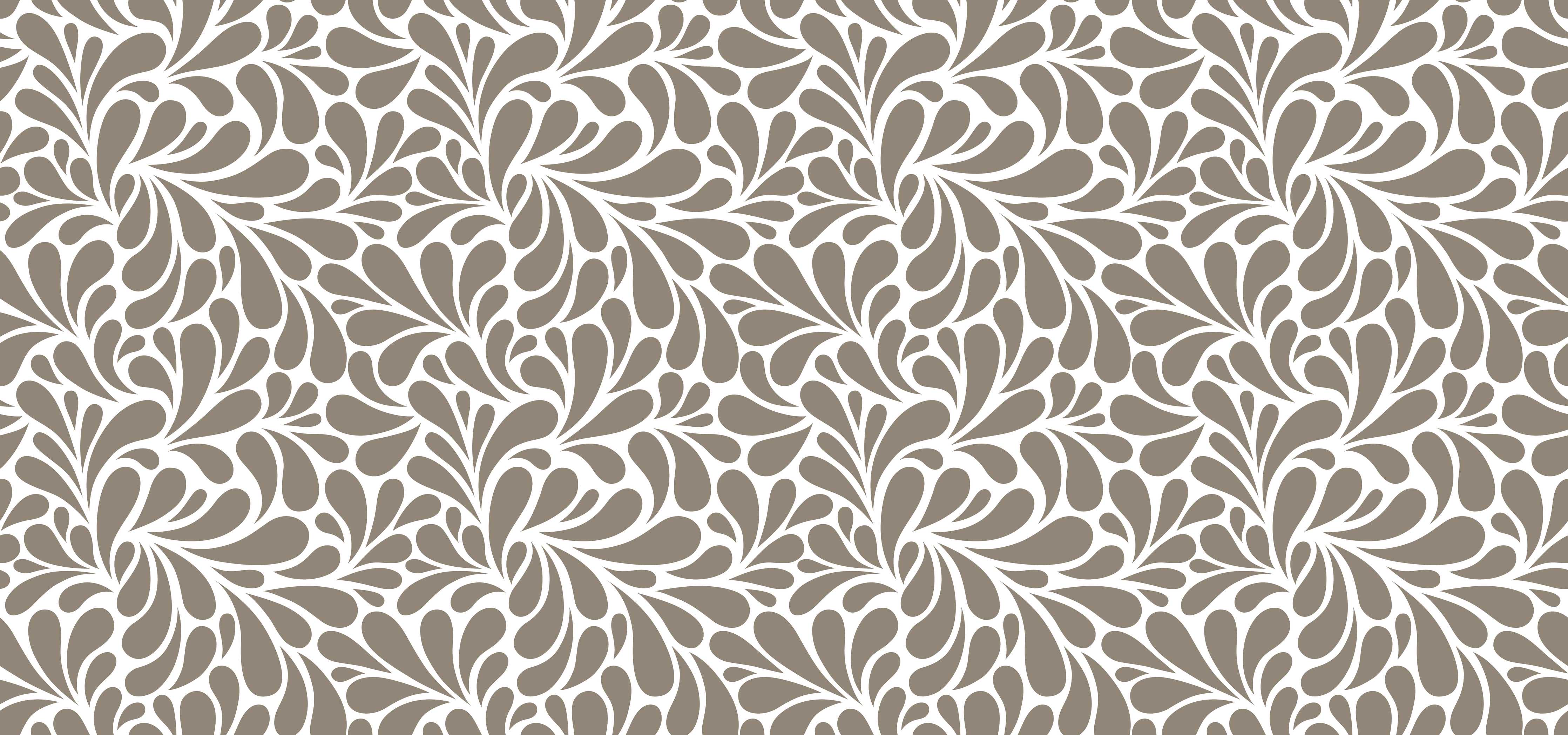 Wandverkleidung Wohnzimmer-Elegantes Ornamentmuster in Neutralfarben