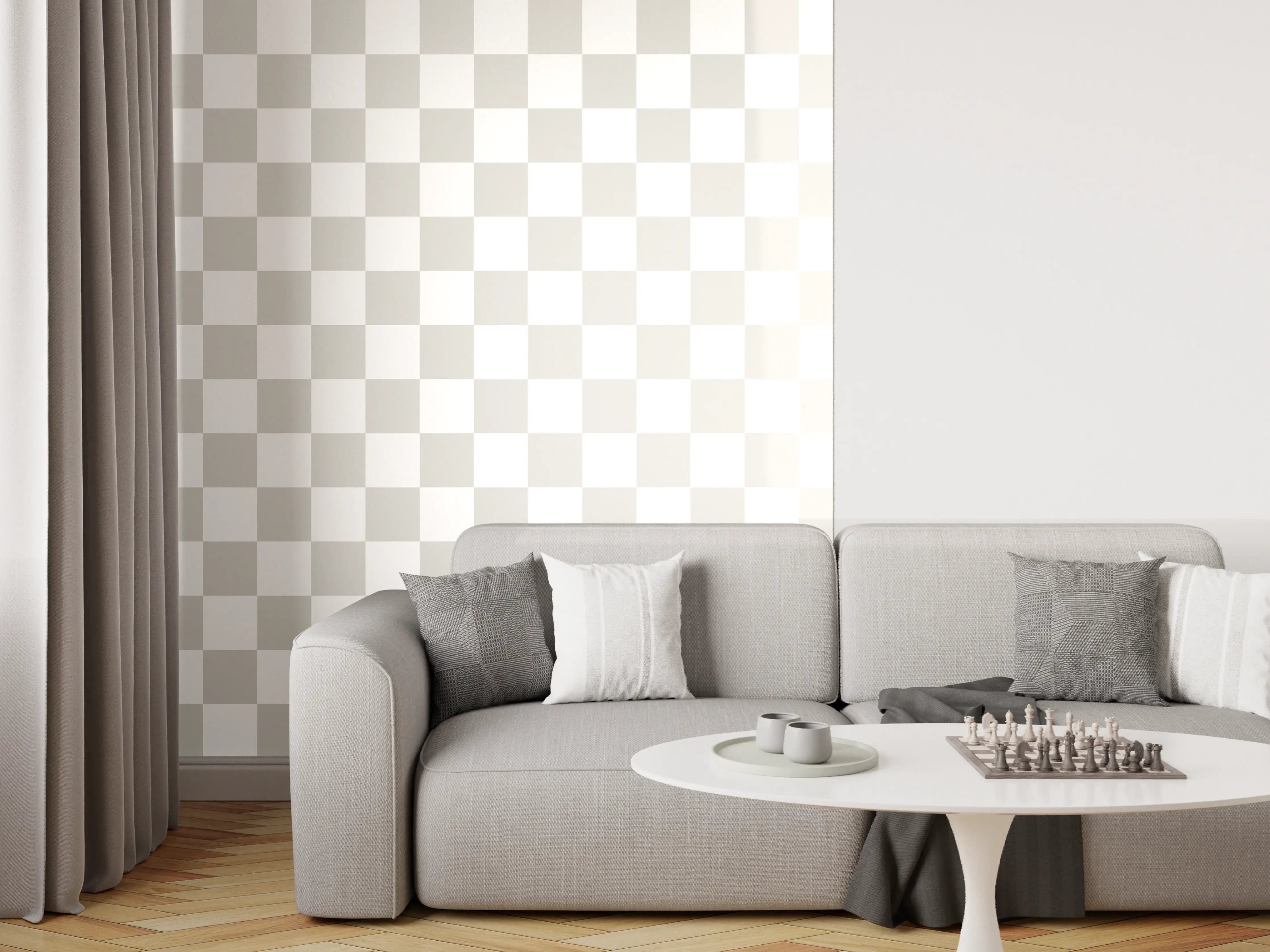 Wandverkleidung Wohnzimmer - Elegantes Stillleben mit Frühlingsblumen