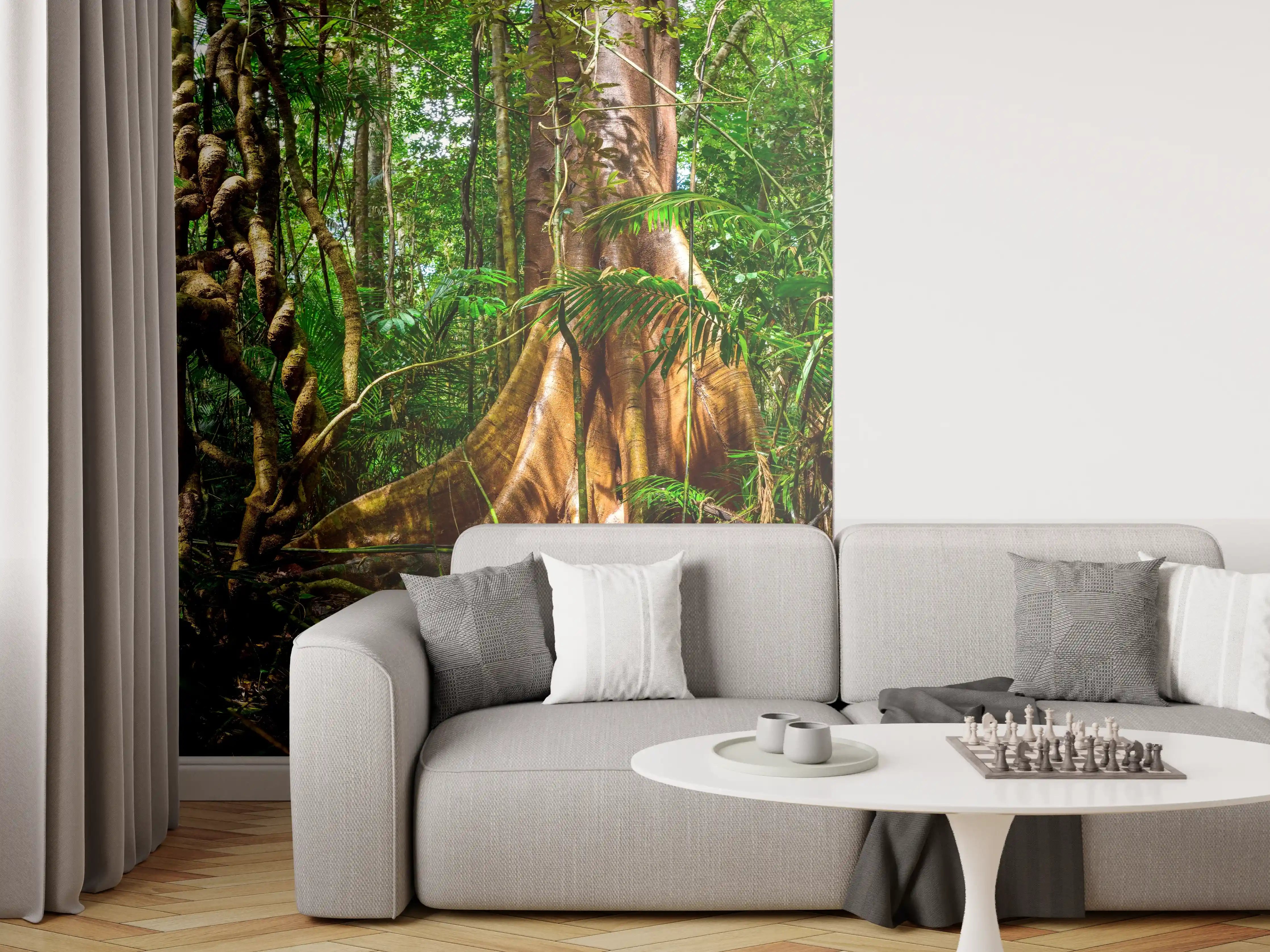 Wandverkleidung Wohnzimmer - Feigenbaum