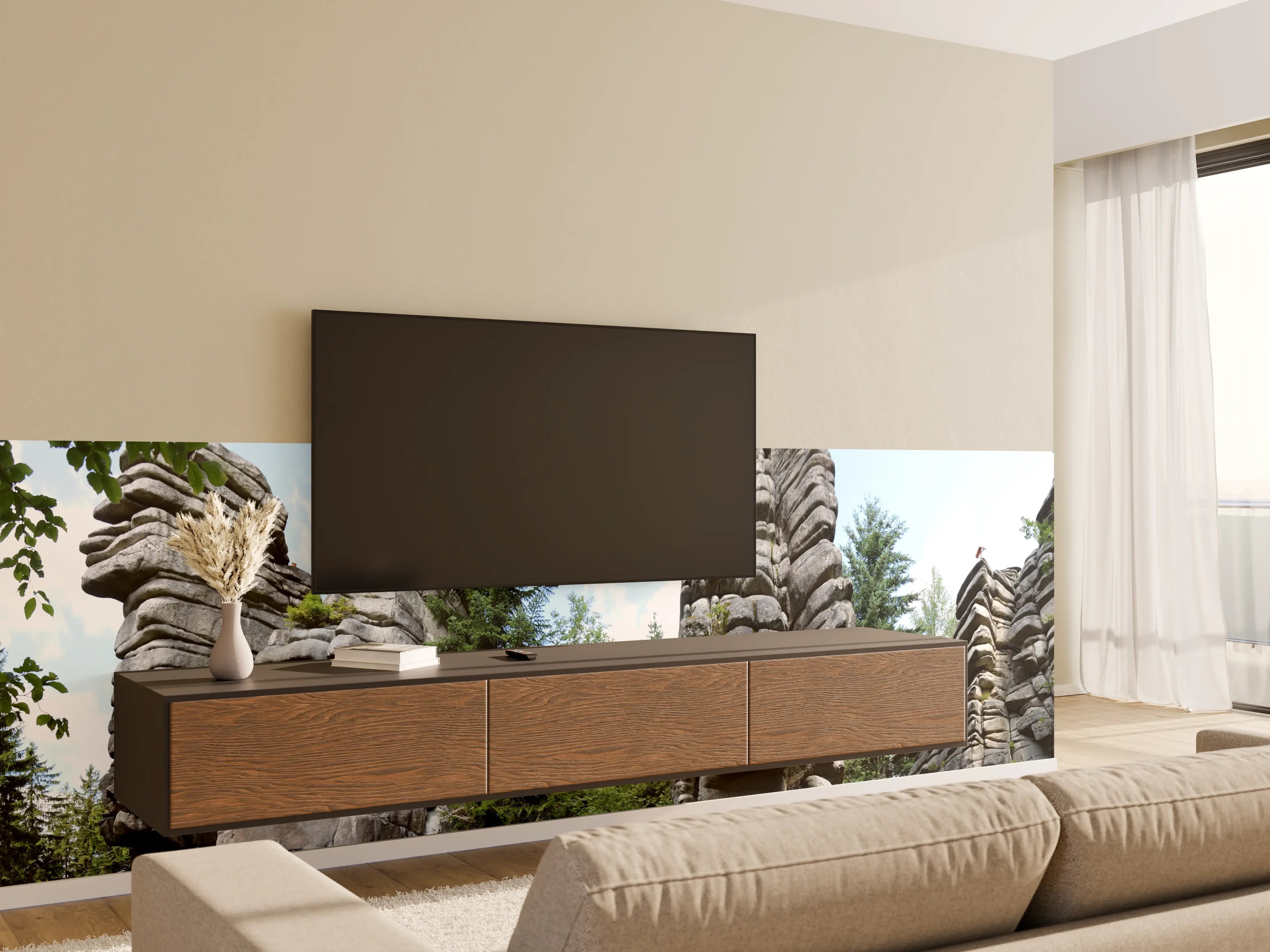 Wandverkleidung Wohnzimmer - Fichtelgebirge - Drei Brüder