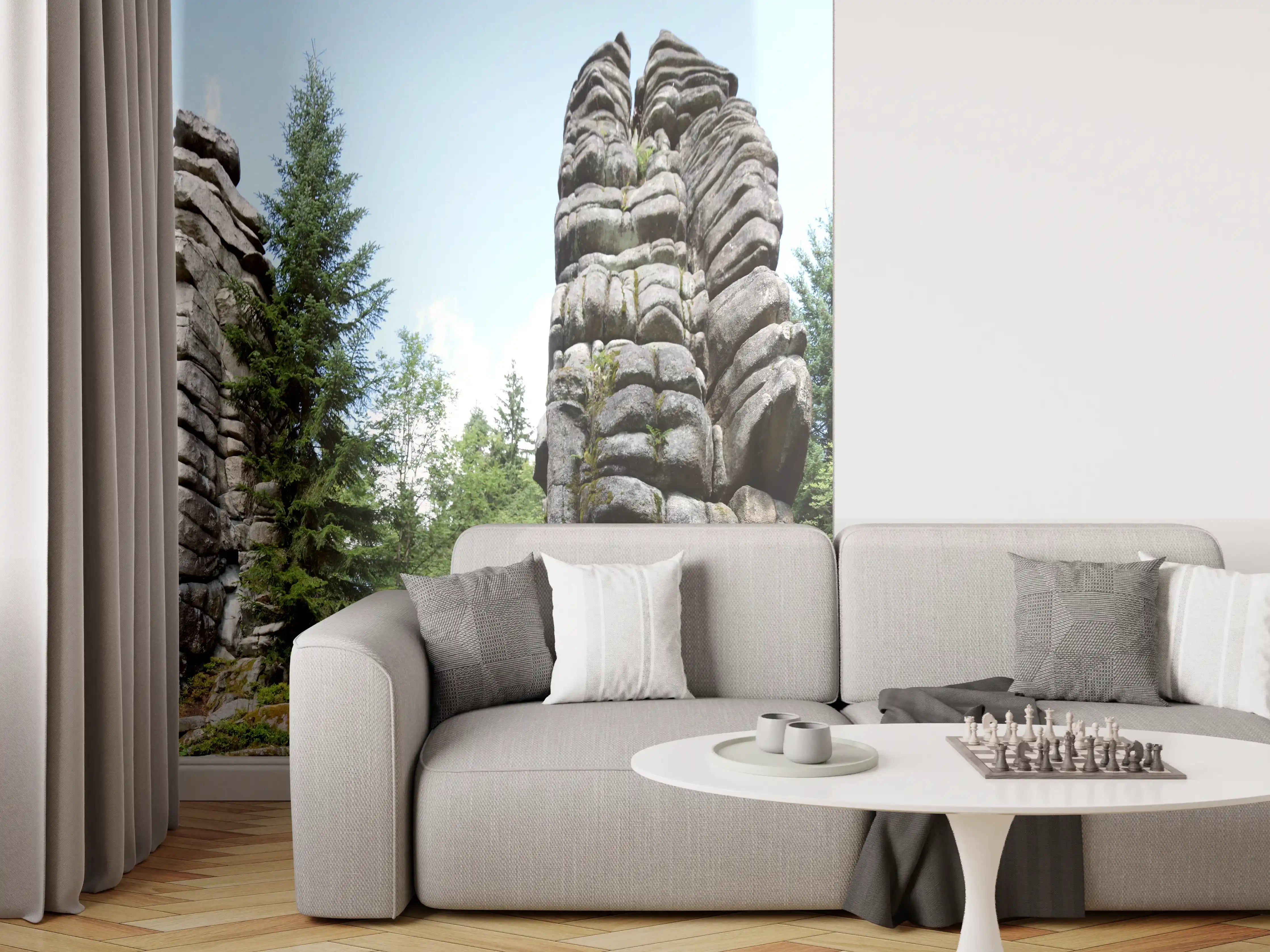 Wandverkleidung Wohnzimmer - Fichtelgebirge - Drei Brüder