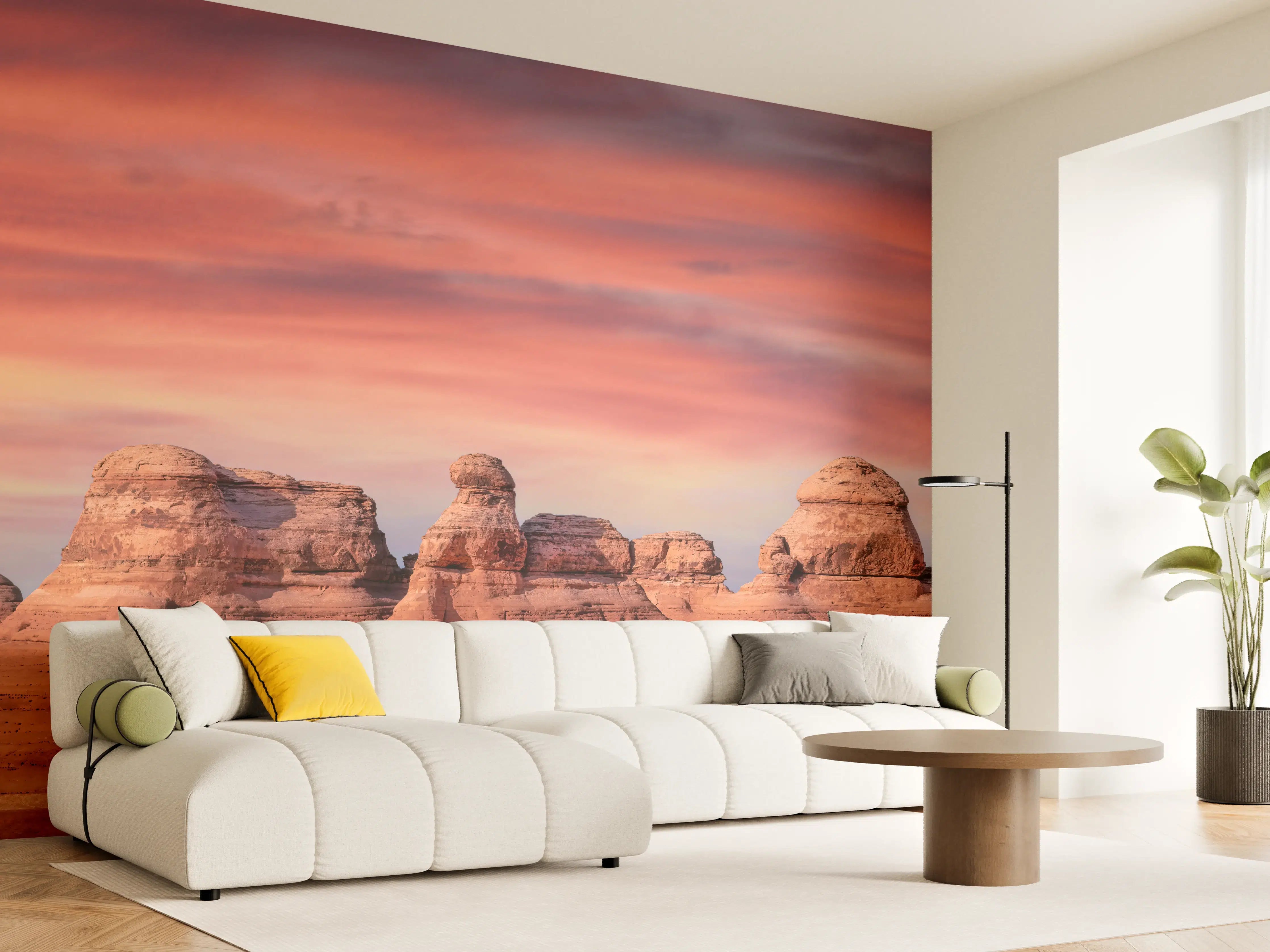 Wandverkleidung Wohnzimmer - Filigraner Bogen im Arches National Park
