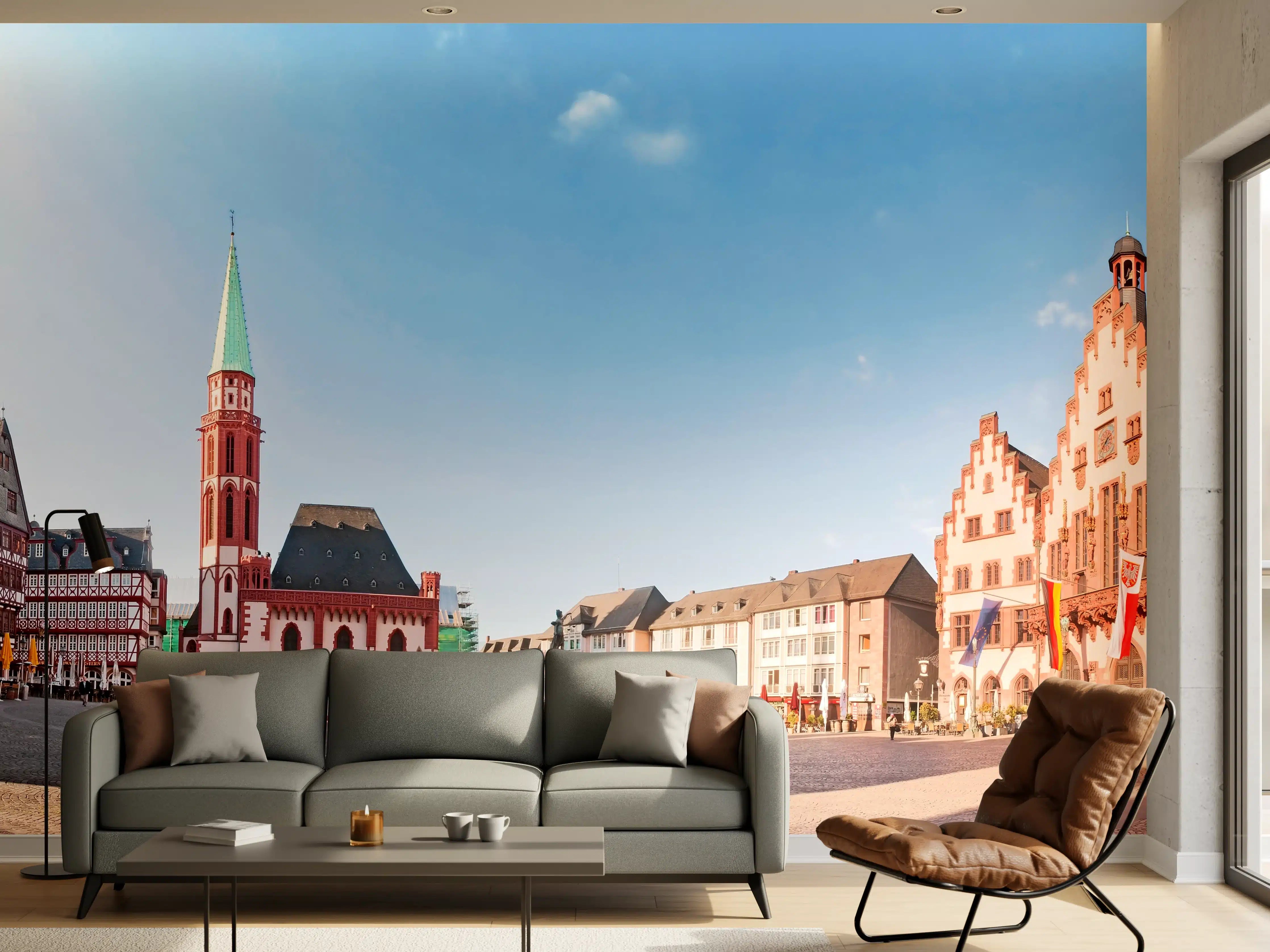 Wandverkleidung Wohnzimmer - Frankfurt Römerberg