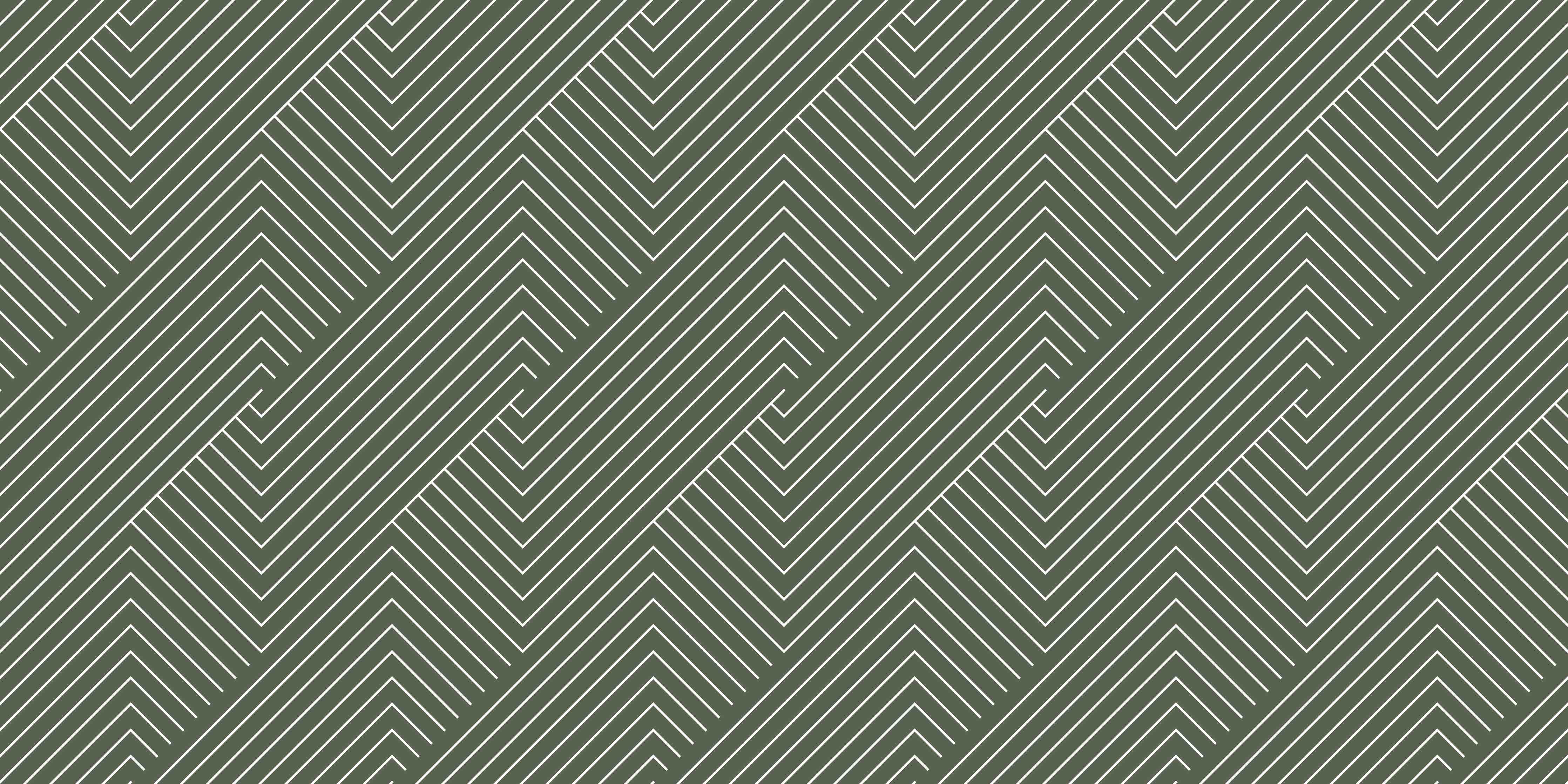 Wandverkleidung Wohnzimmer-Geometrische Grün-Muster