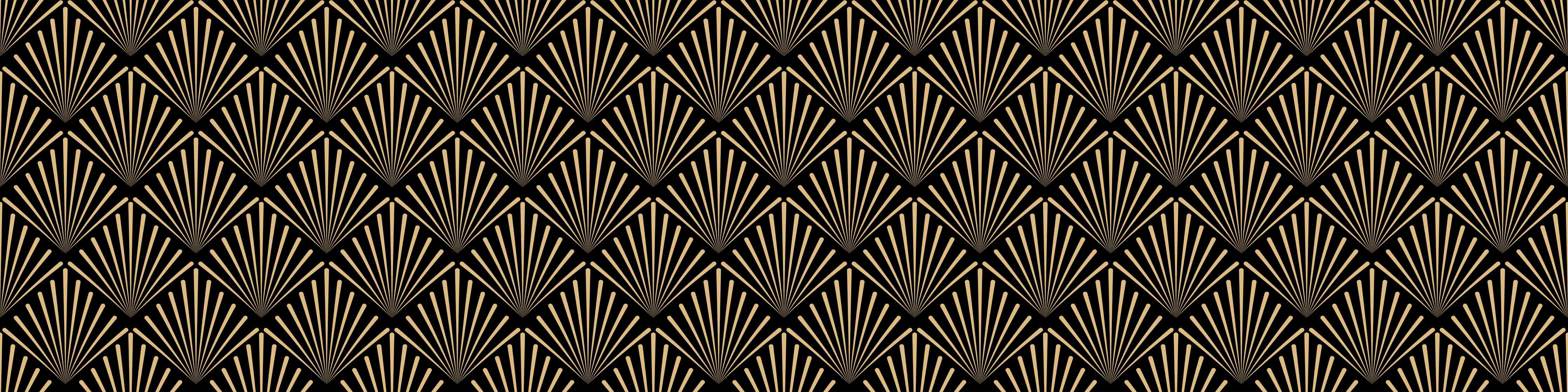 Wandverkleidung Wohnzimmer-Geometrisches Goldmuster