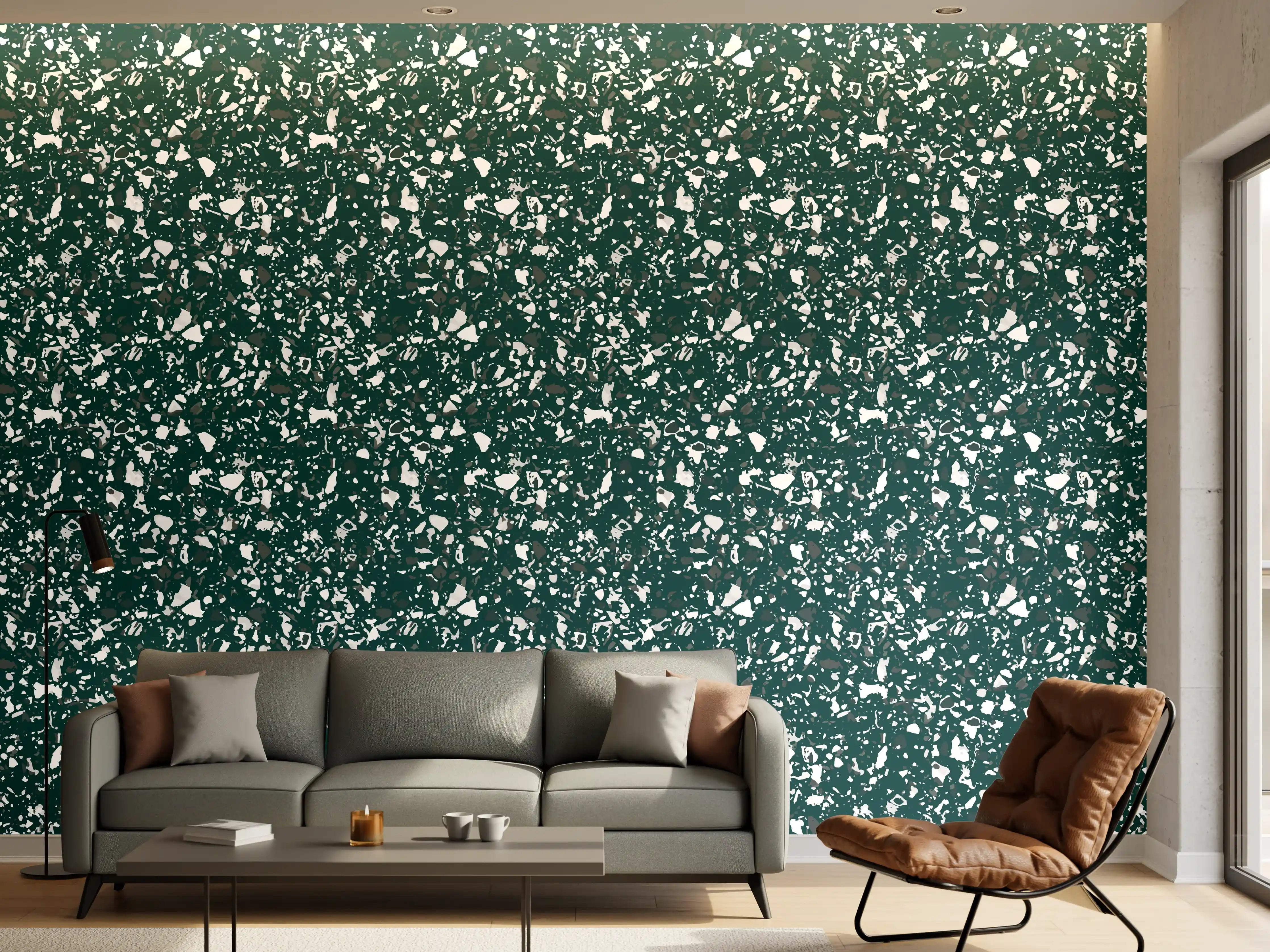 Wandverkleidung Wohnzimmer - Glitzernder Weihnachtszauber