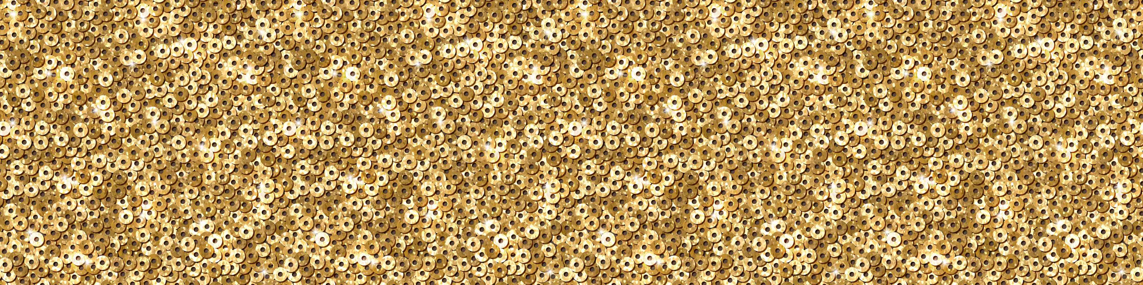 Wandverkleidung Wohnzimmer-Goldenes Pailletten-Muster