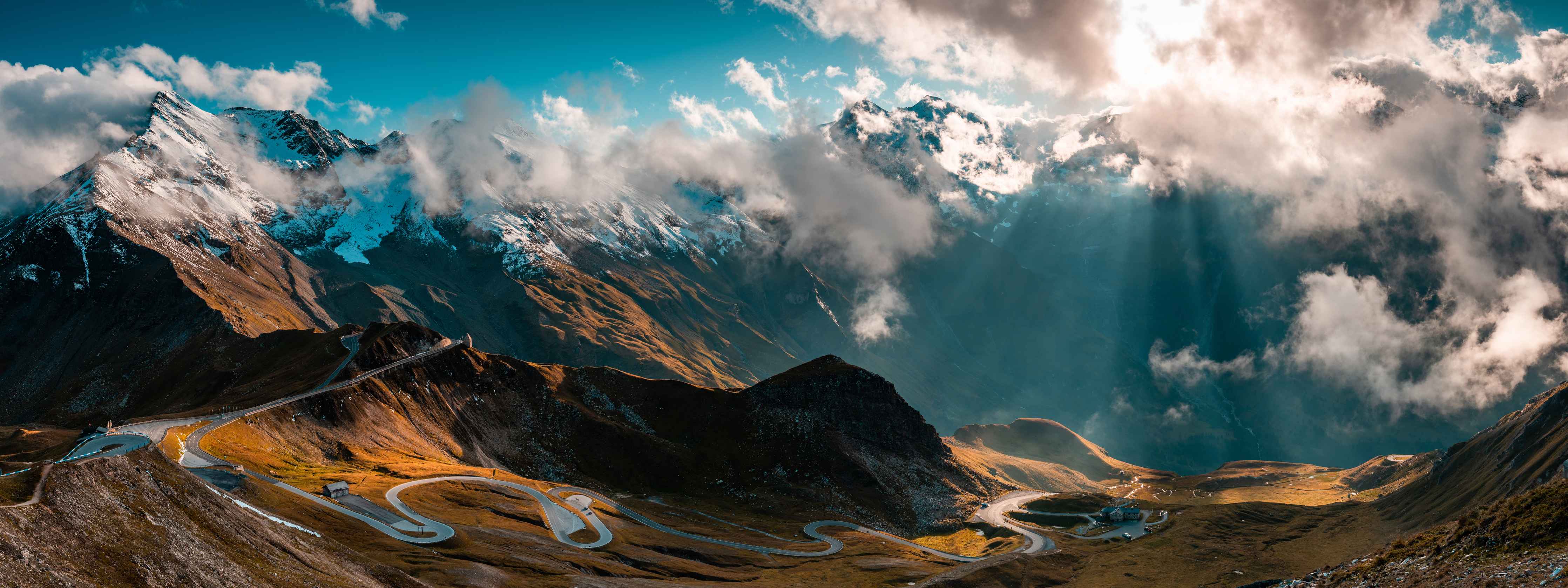 Wandverkleidung Wohnzimmer-Großglockner Alpenstraße in Österreich