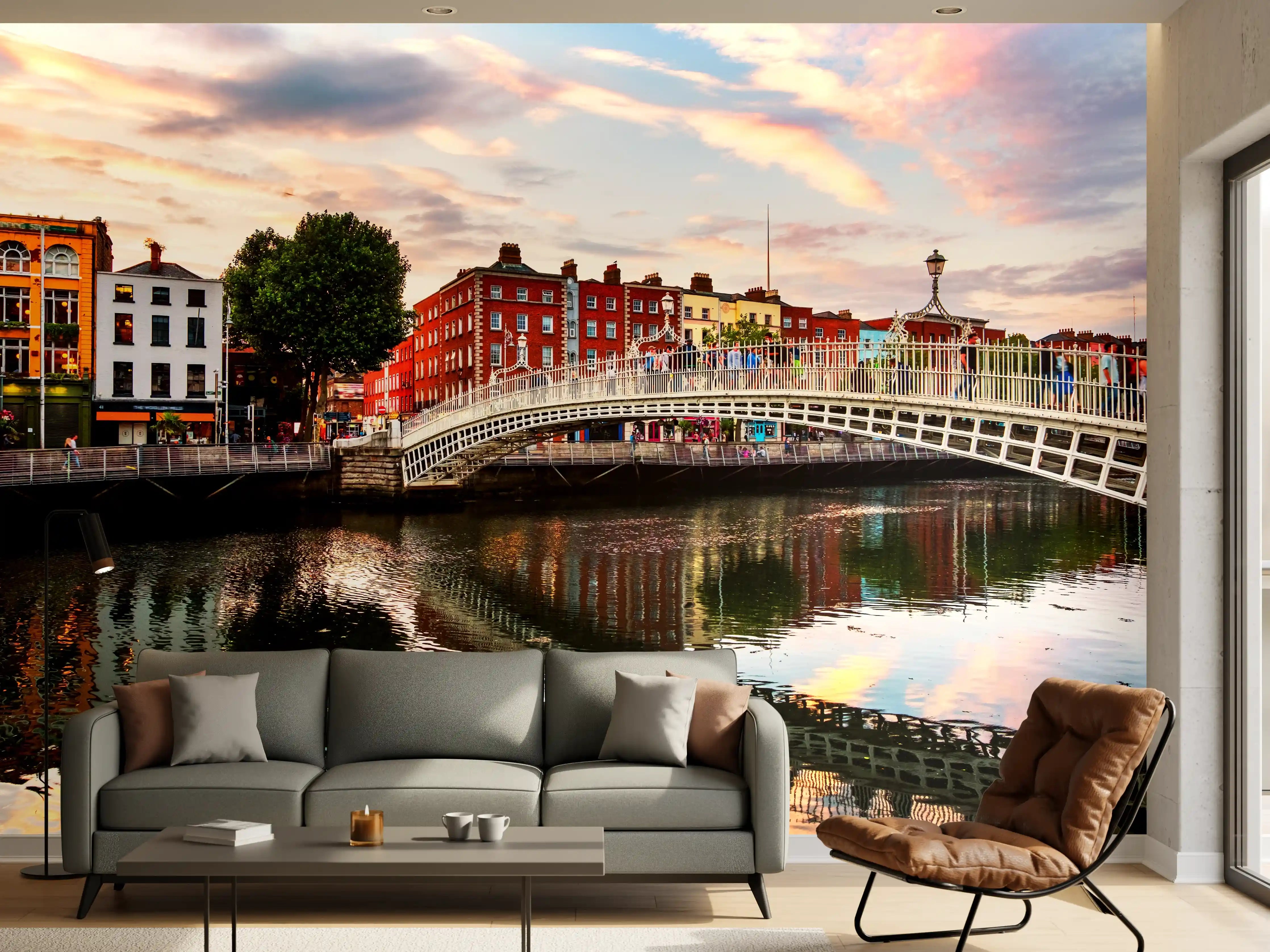 Wandverkleidung Wohnzimmer - Ha Penny Bridge - Dublin