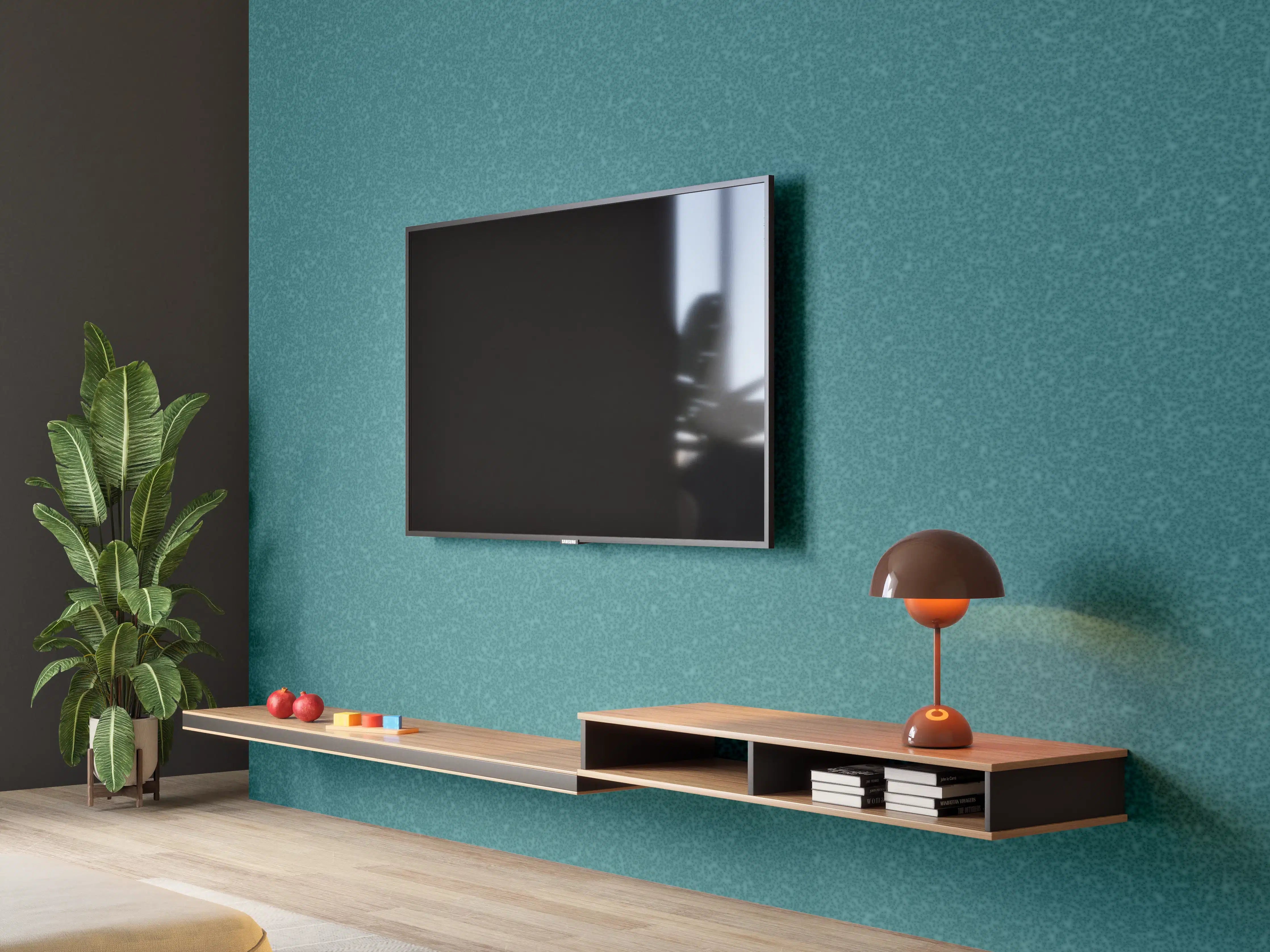 Wandverkleidung Wohnzimmer - Hautfarbene Struktur mit feinen Details