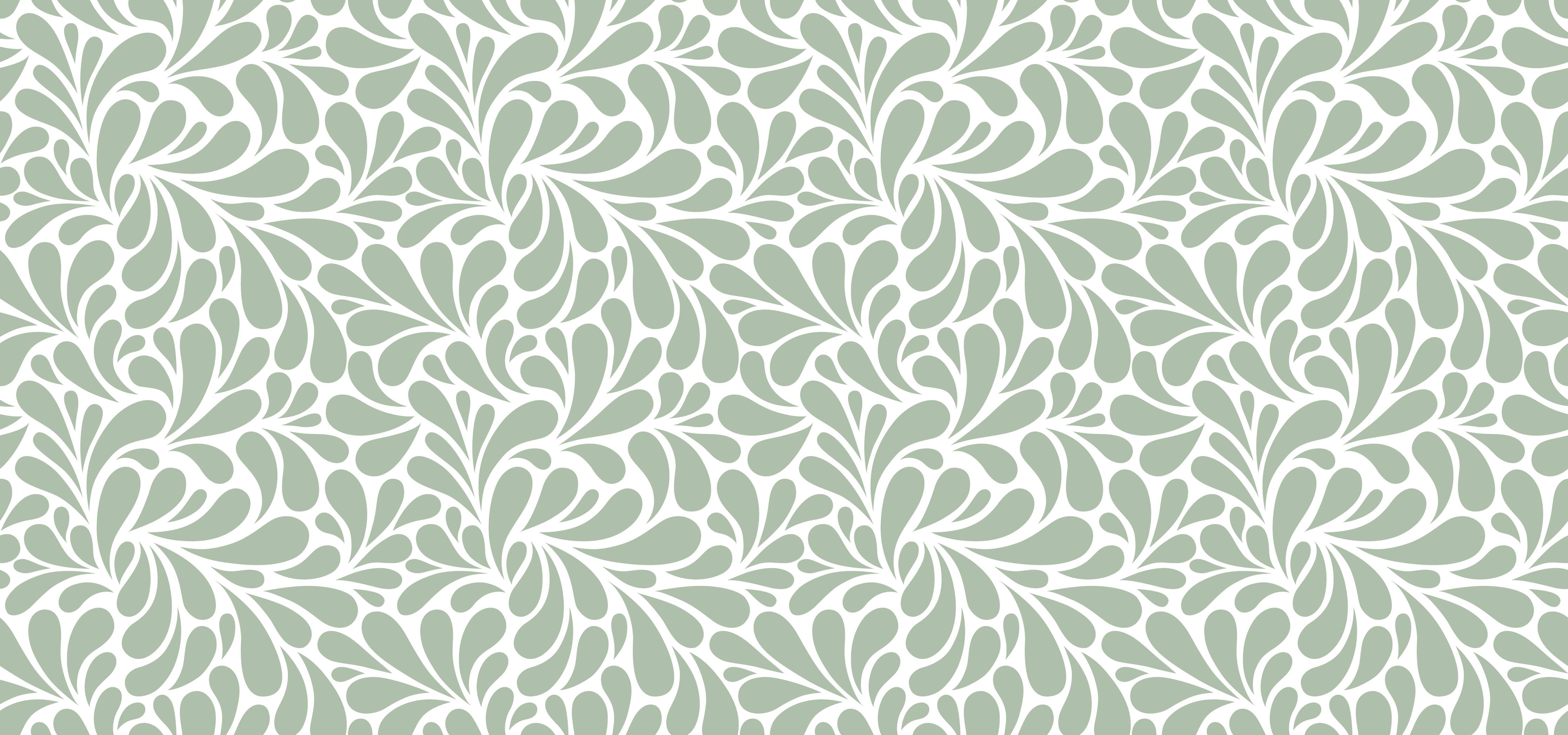 Wandverkleidung Wohnzimmer-Helles floral gemustertes Tapetenmuster
