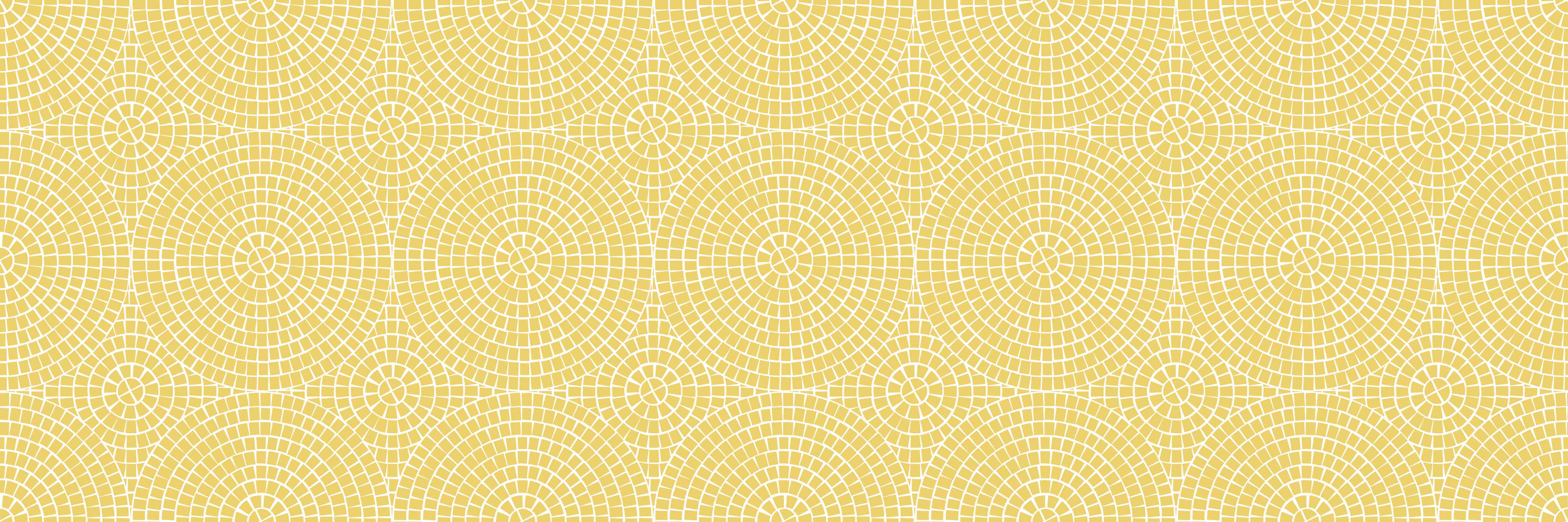 Wandverkleidung Wohnzimmer-Helles, geometrisches Muster in Gelb