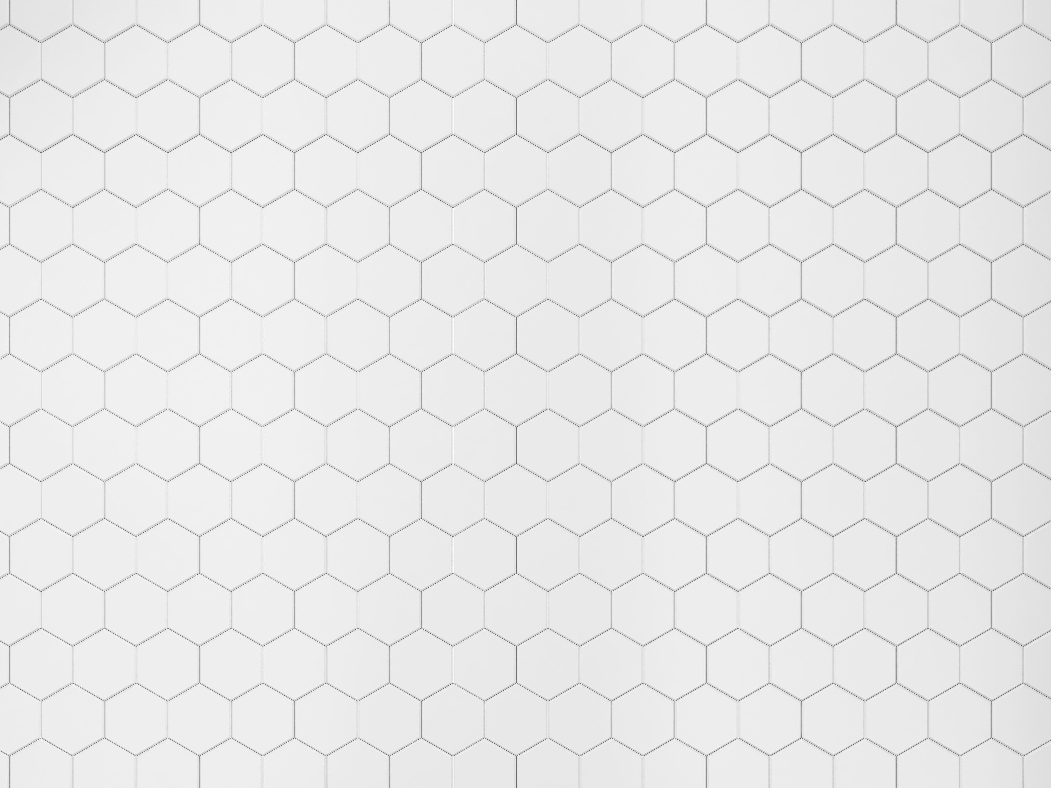 Wandverkleidung Wohnzimmer-Helles, geometrisches Muster mit Hexagon-Design
