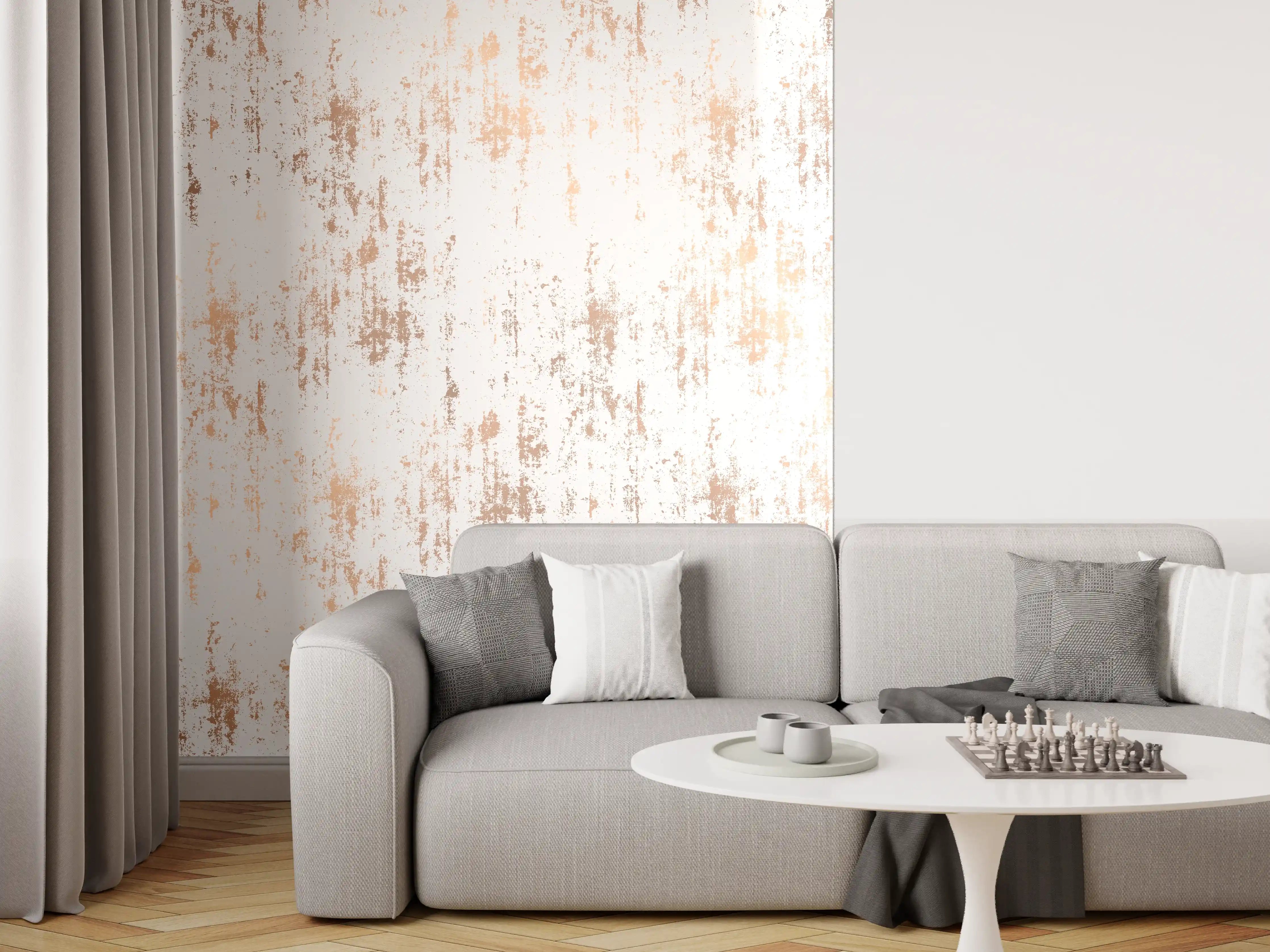 Wandverkleidung Wohnzimmer - Helles, strukturiertes Texturmuster