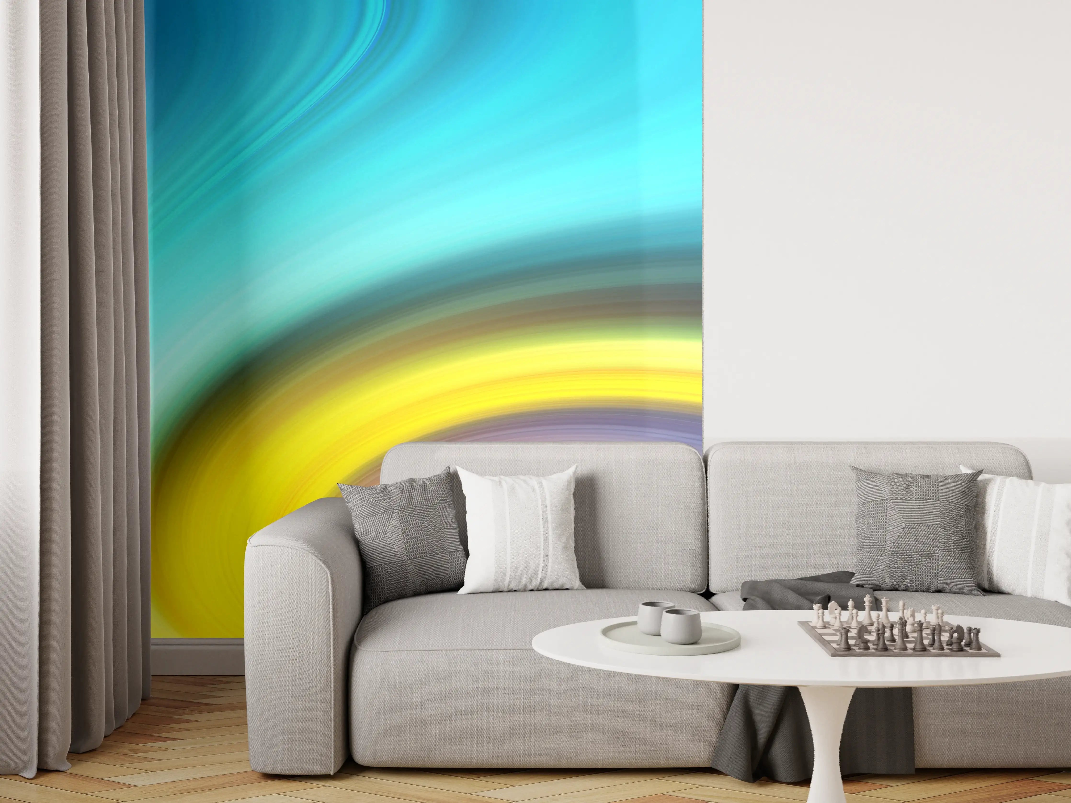 Wandverkleidung Wohnzimmer - Hintergrundgestaltung