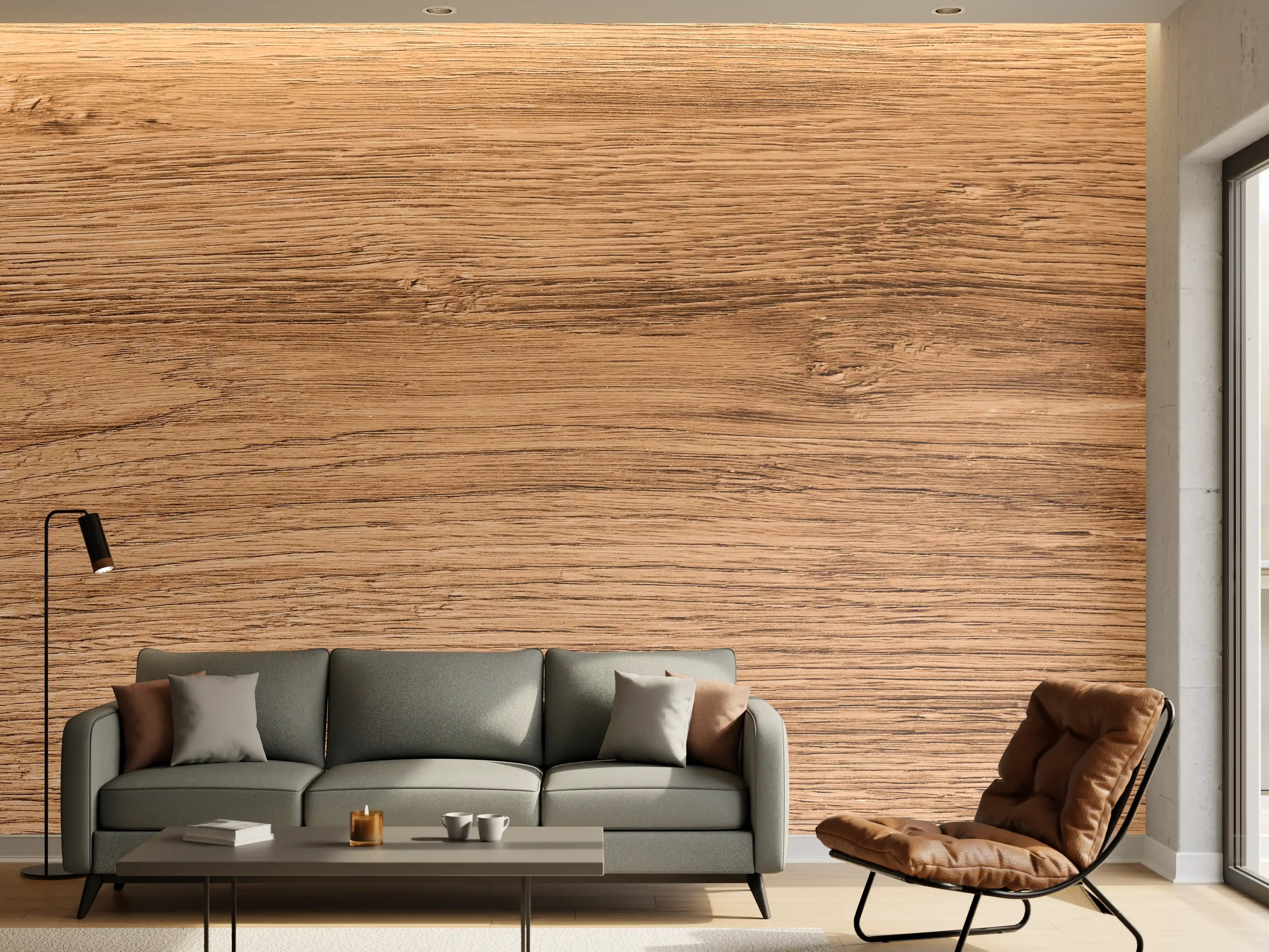 Wandverkleidung Wohnzimmer - Hochwertige Holzoptik für Deine Räume