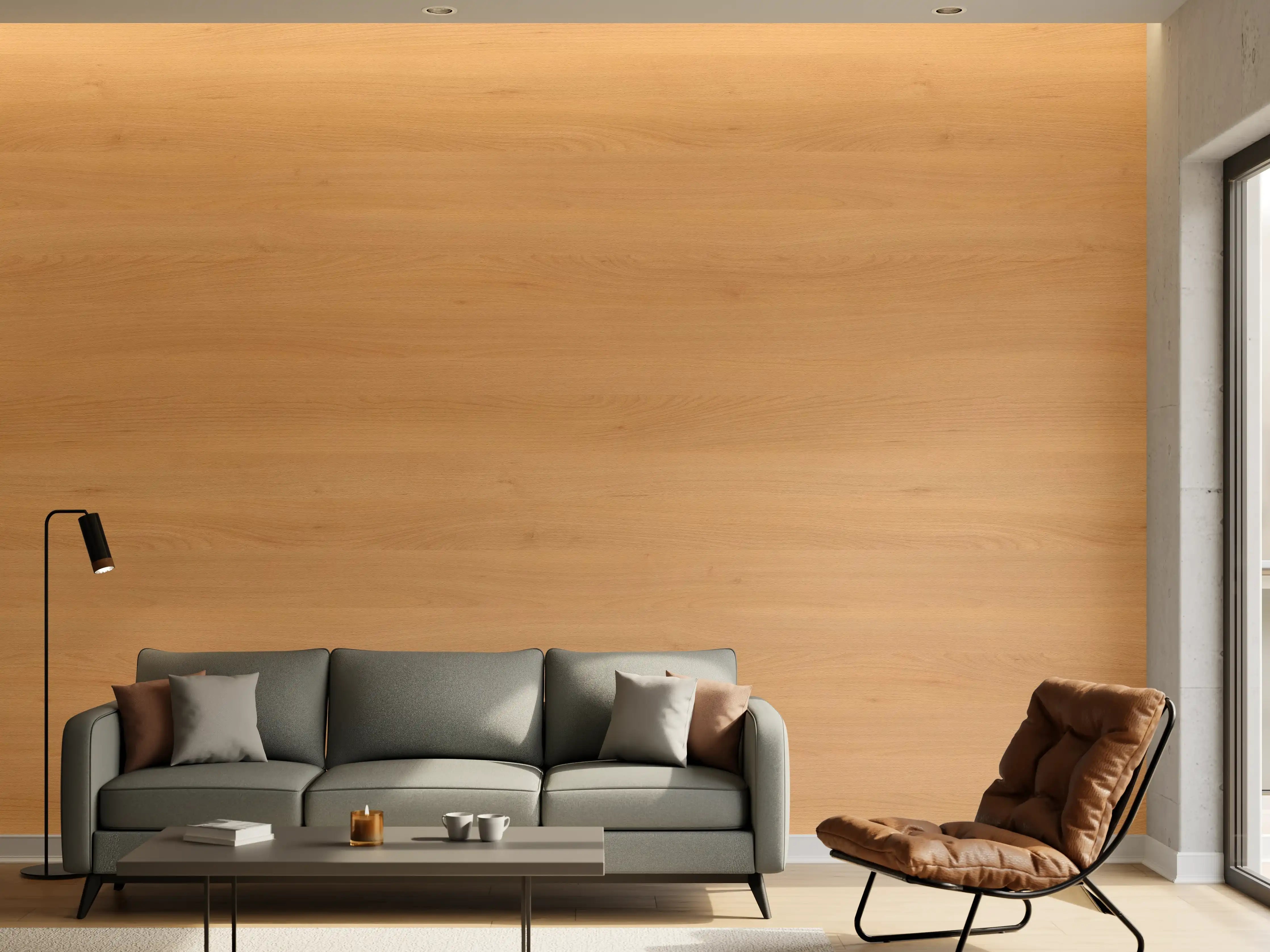Wandverkleidung Wohnzimmer - Hochwertige Holzoptik für dein Zuhause