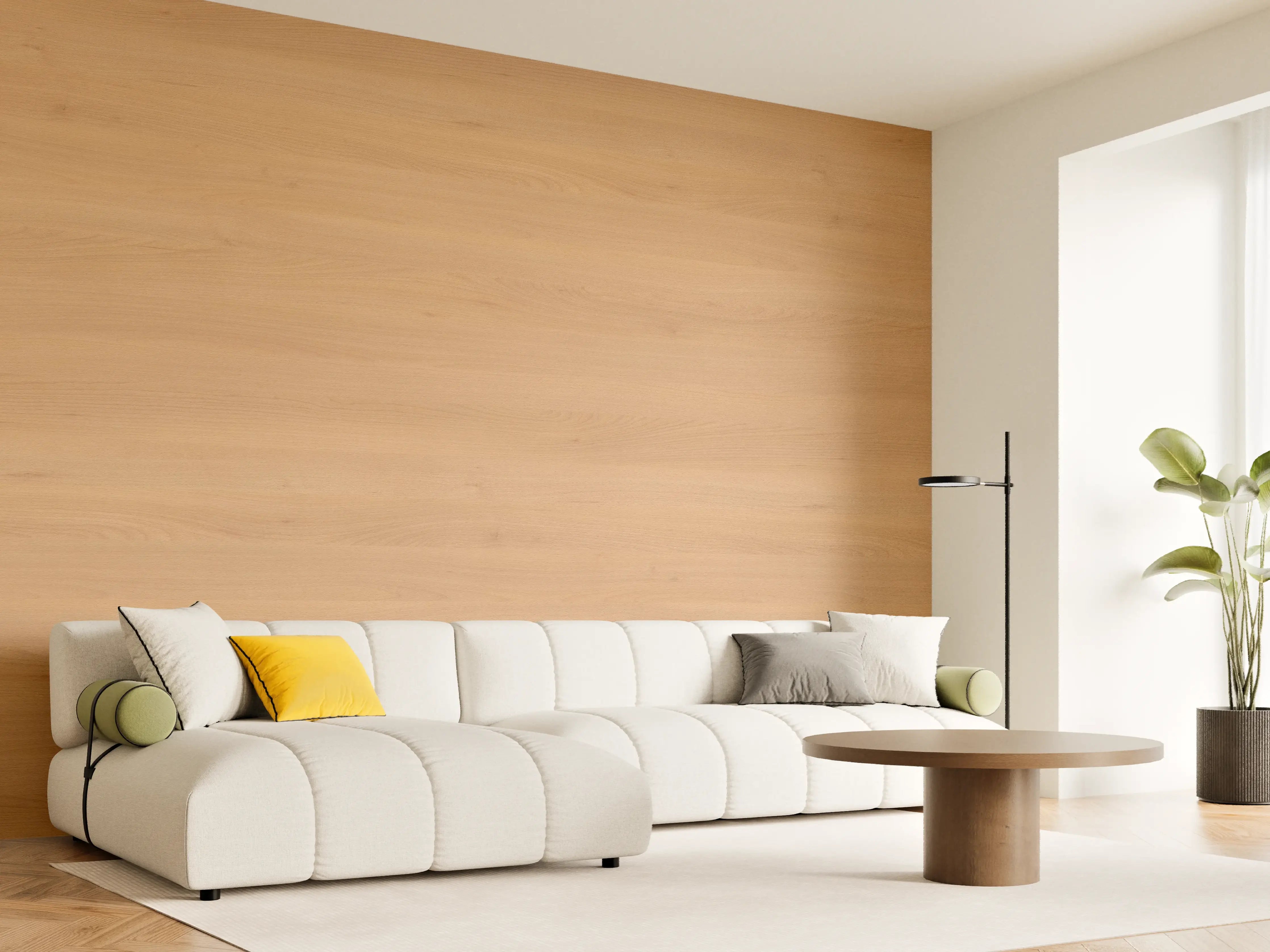 Wandverkleidung Wohnzimmer - Hochwertige Holzoptik für dein Zuhause