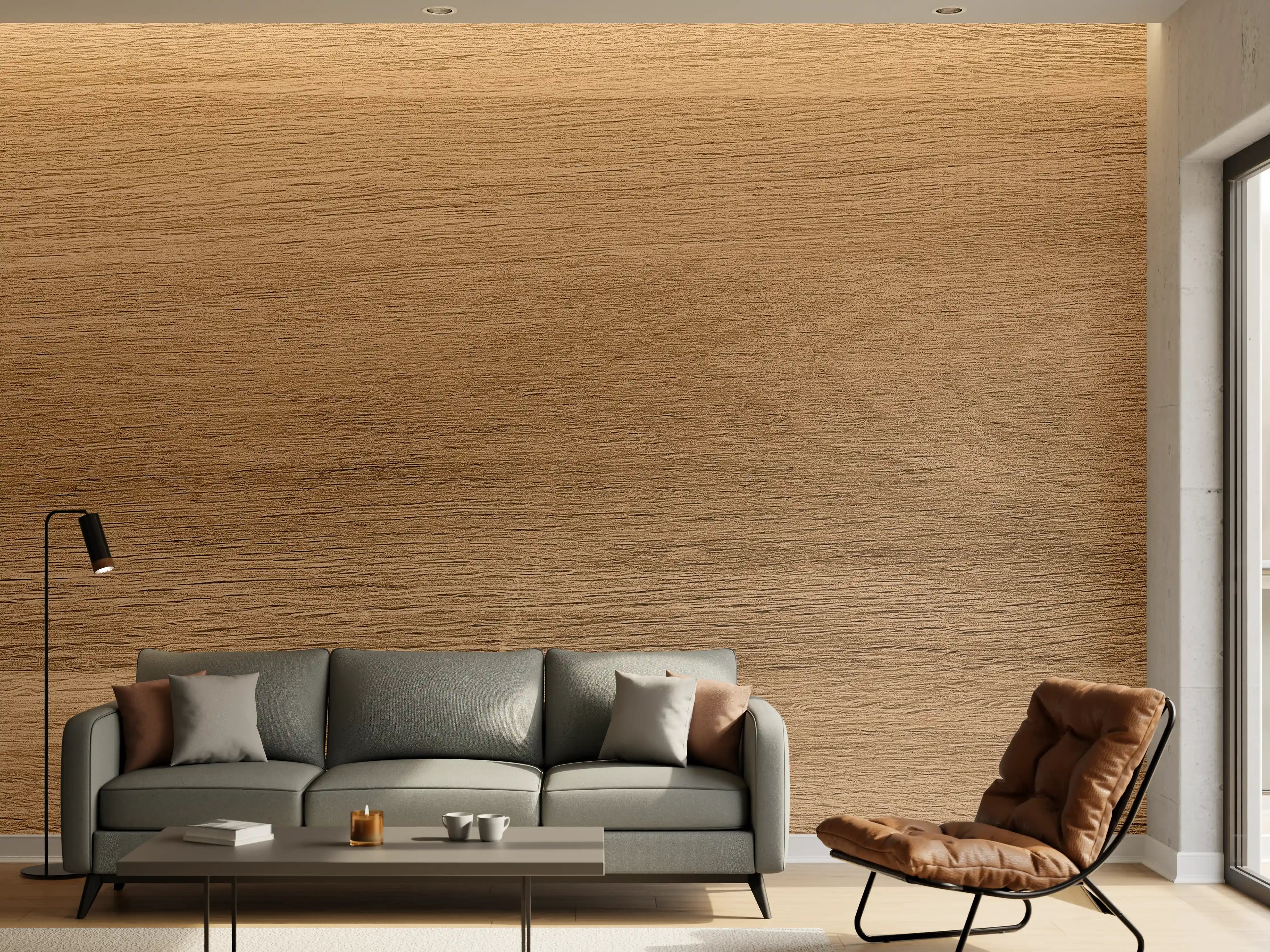 Wandverkleidung Wohnzimmer - Holztextur und hölzerner Hintergrund 1